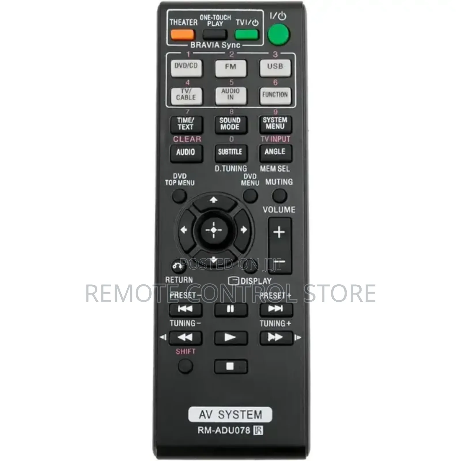 Sony Home Theater Remote Control