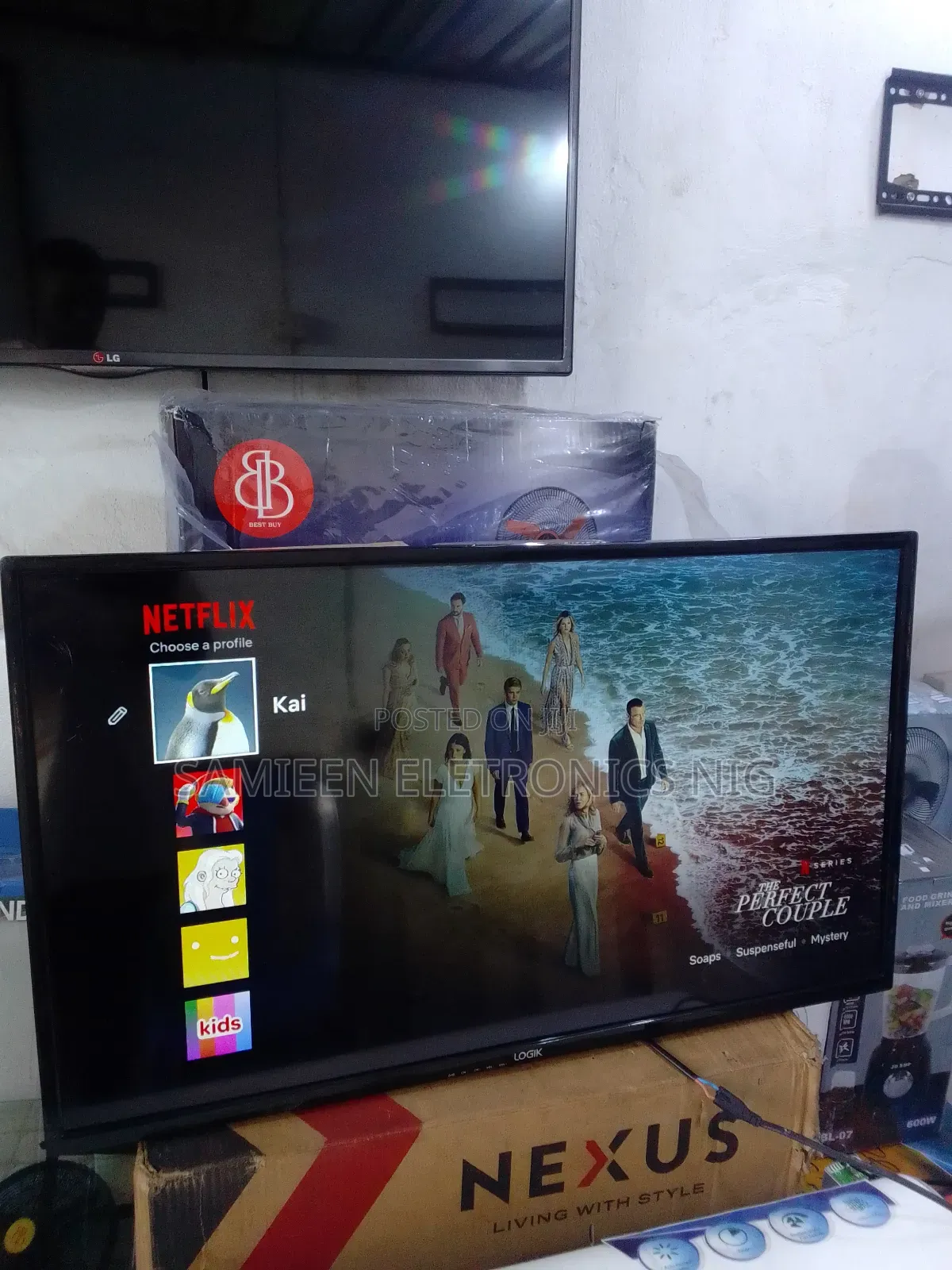 Newly Arrived 32inch LOGIK Android Smart TV, Free Netflix