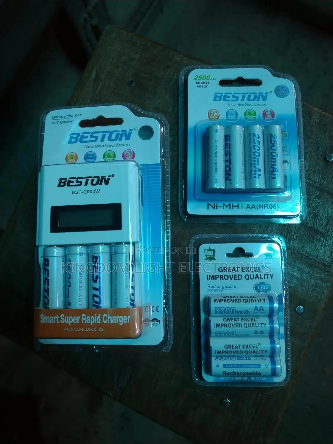 Beston Battery Charger Aa Size Rechargeable Use.