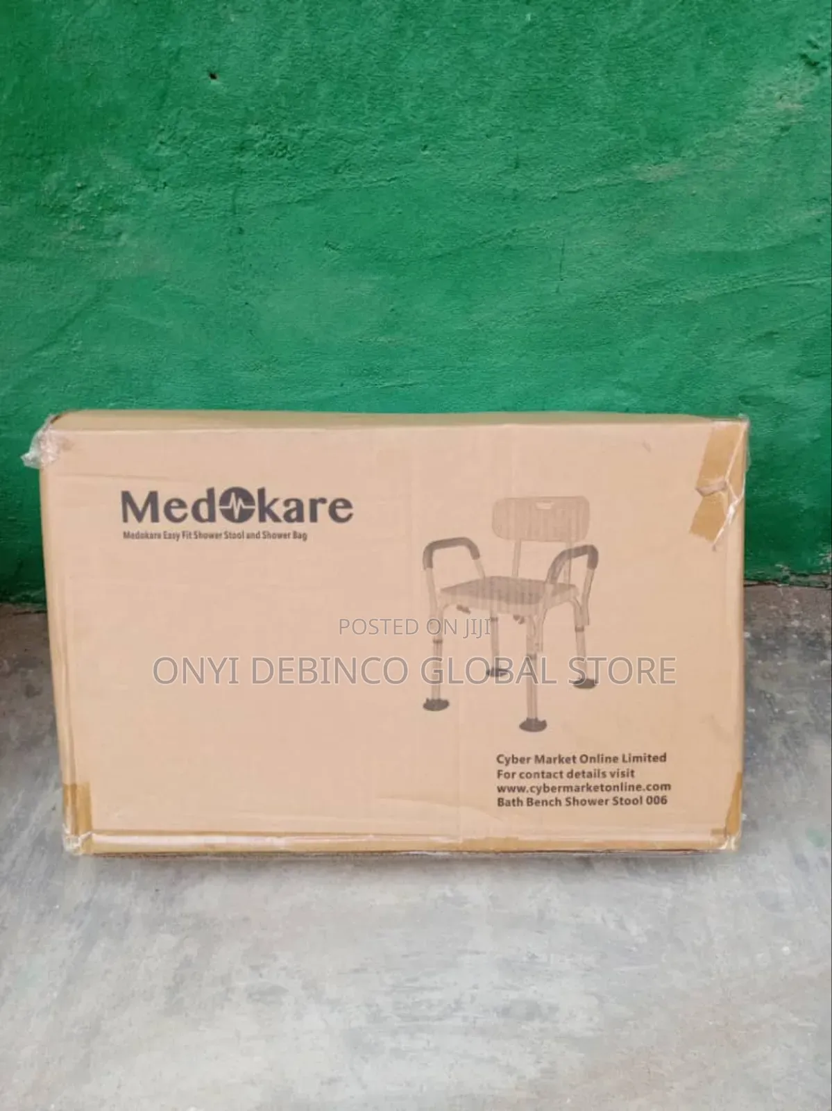 Elderly Bath Shower Seat Chair With Backrest and Side Guild