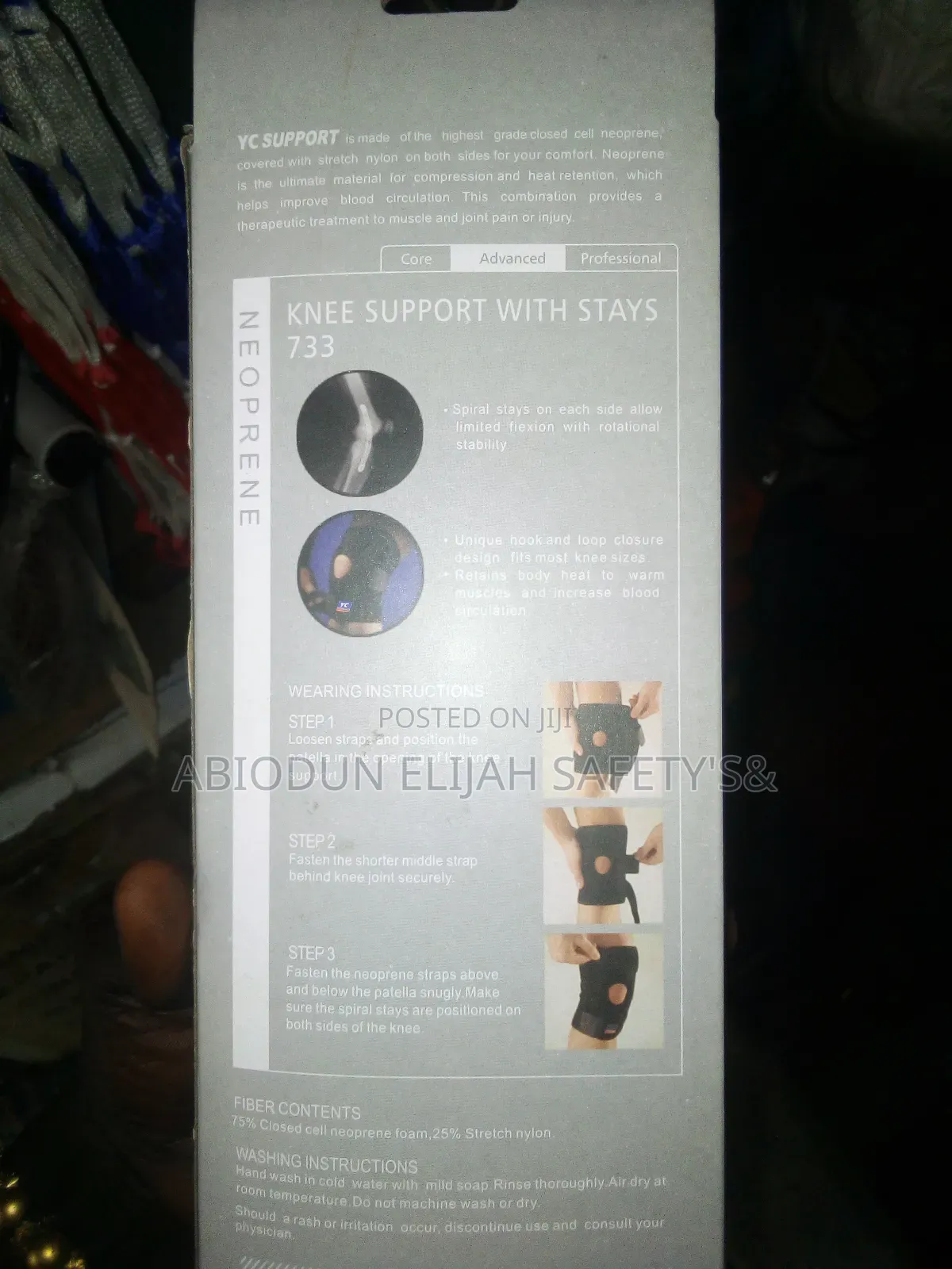Knee Support With Stays Big and Small Sizes Available