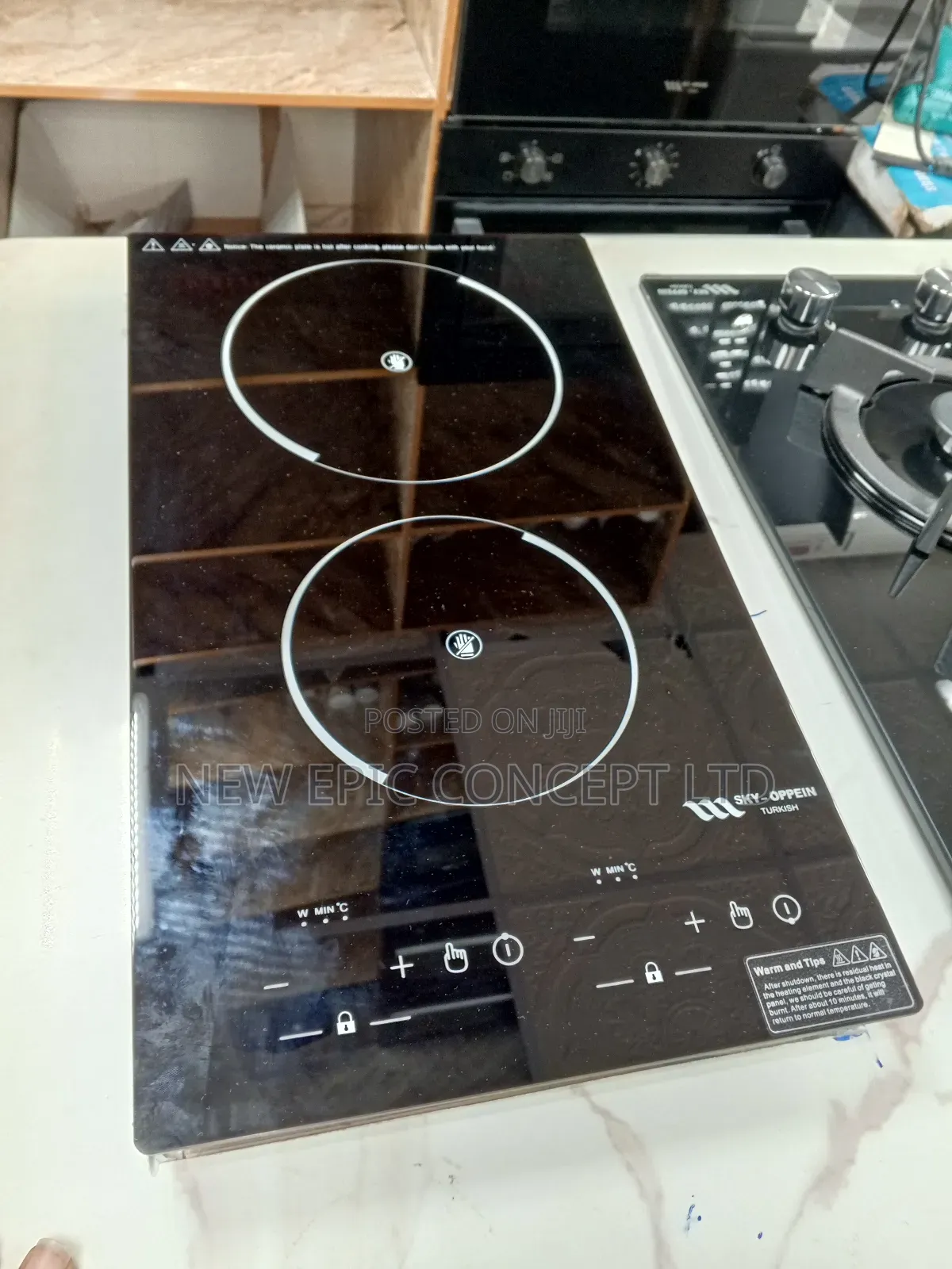 Skin Touch Imbuilt 2 Burner Gas