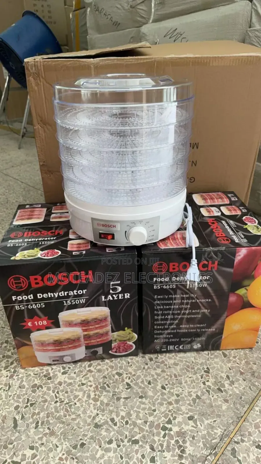 Bosch 5 Layer (1550w) Multifunction Electric Food Dehydrator