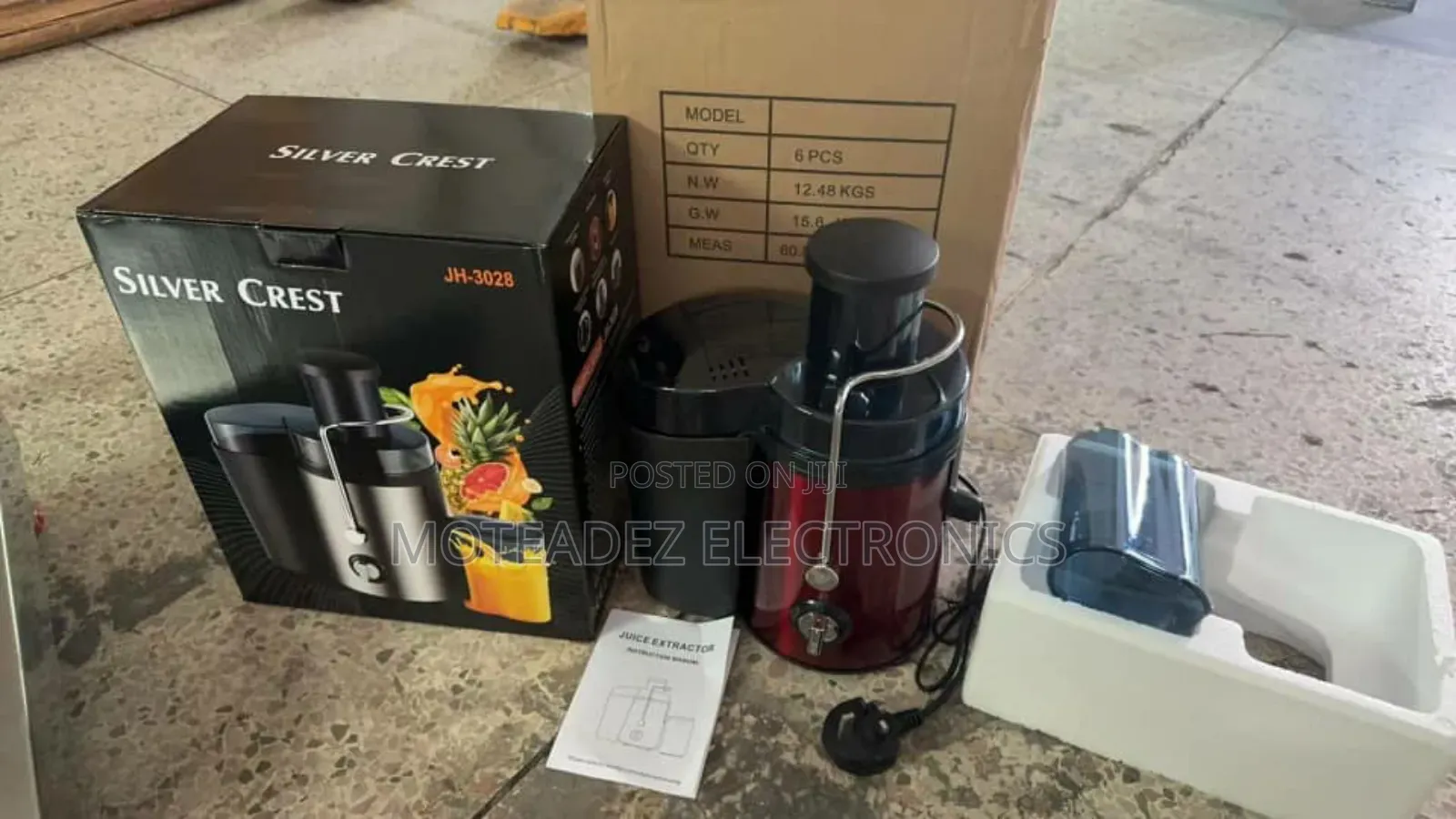 Silver Crest 1500w Multifunctional Electric Juice Extractor