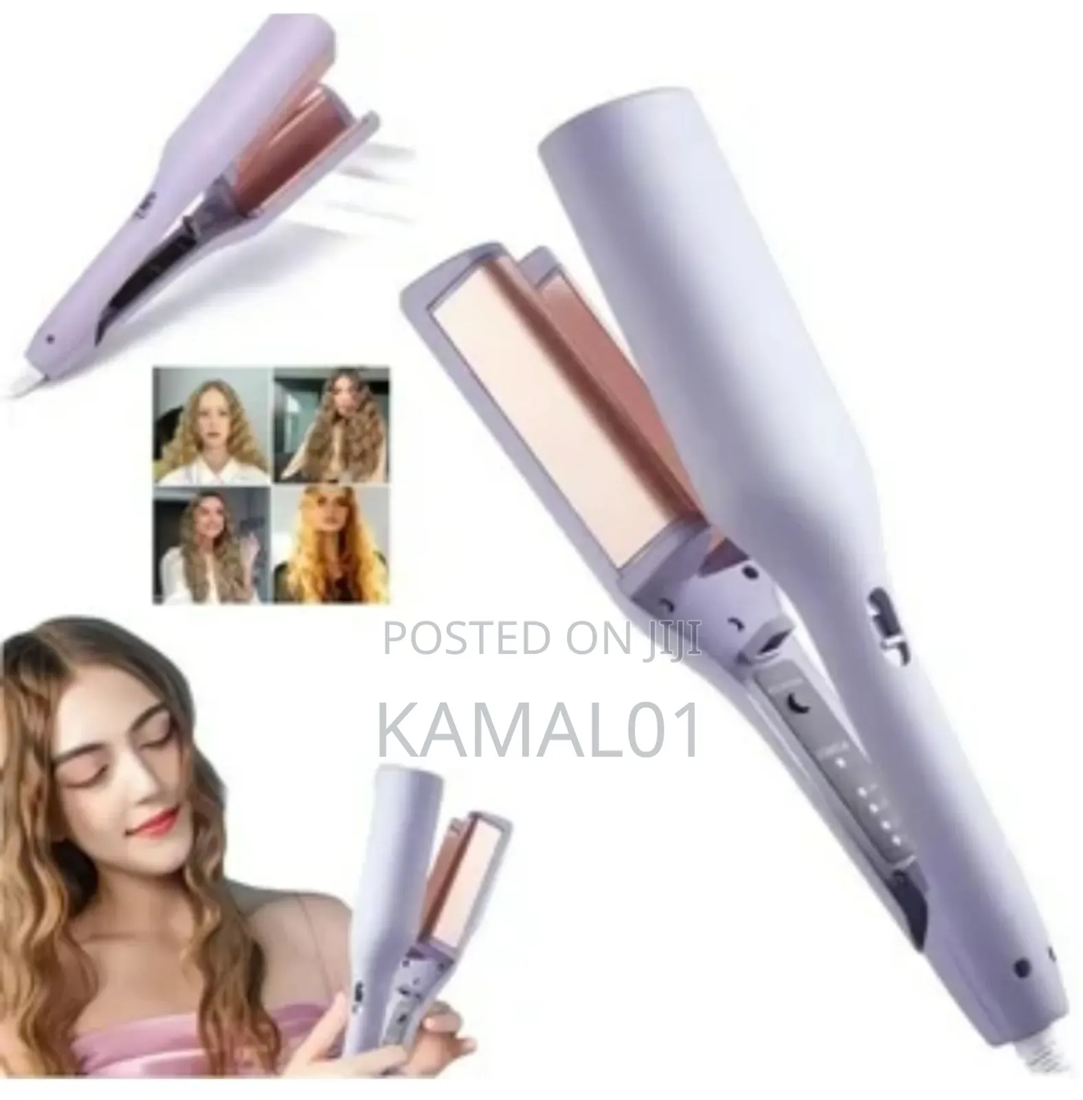 French Wave Curling Iron, Hair Crimper Waver Hair Tool