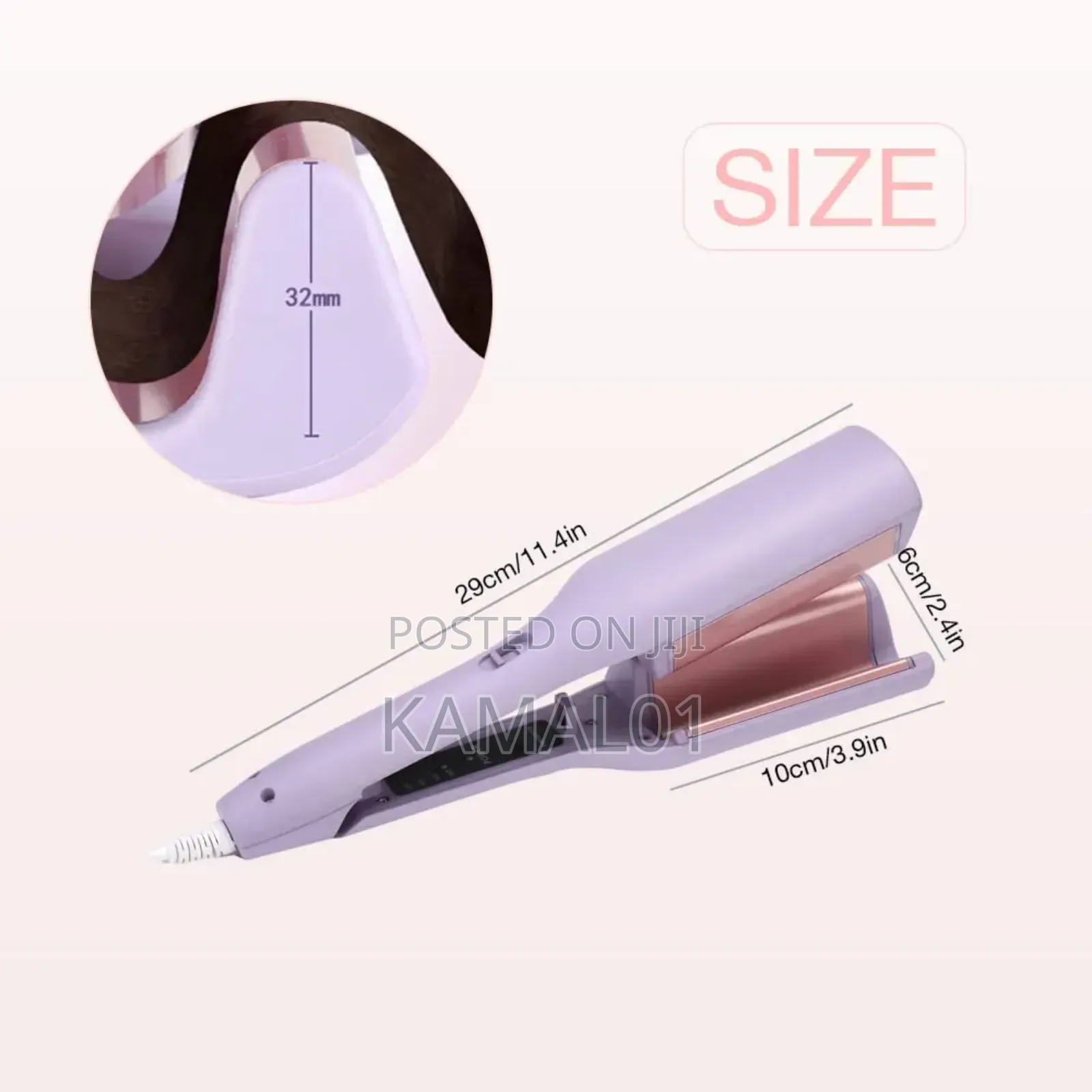 French Wave Curling Iron, Hair Crimper Waver Hair Tool