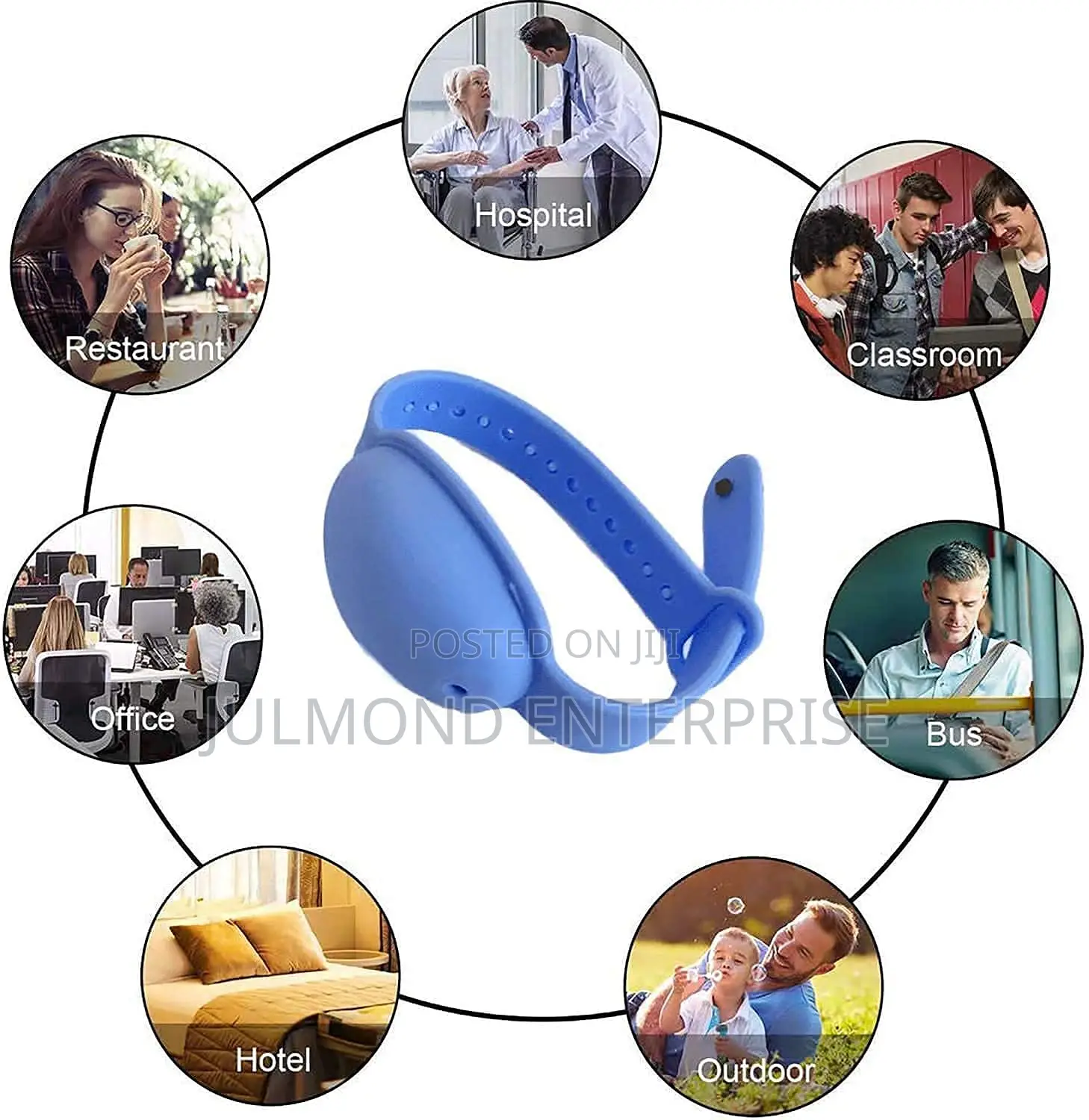 Silicon Sanitizer Dispenser Bracelet