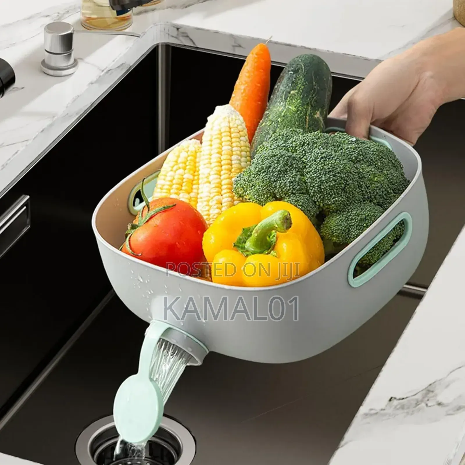 Multipurpose Fruit Vegetables Drain Basket, Grain Washer