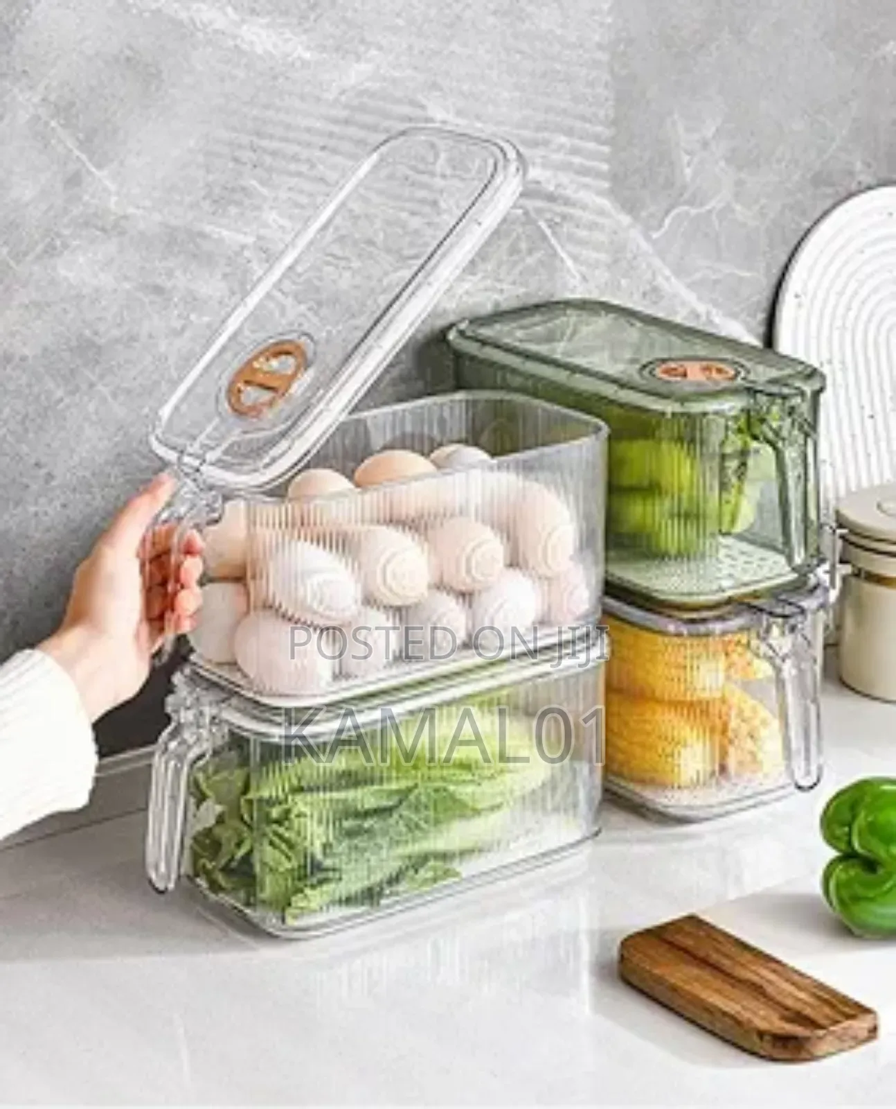 Kitchen Food Storage Containers, Refrigerator Organiser