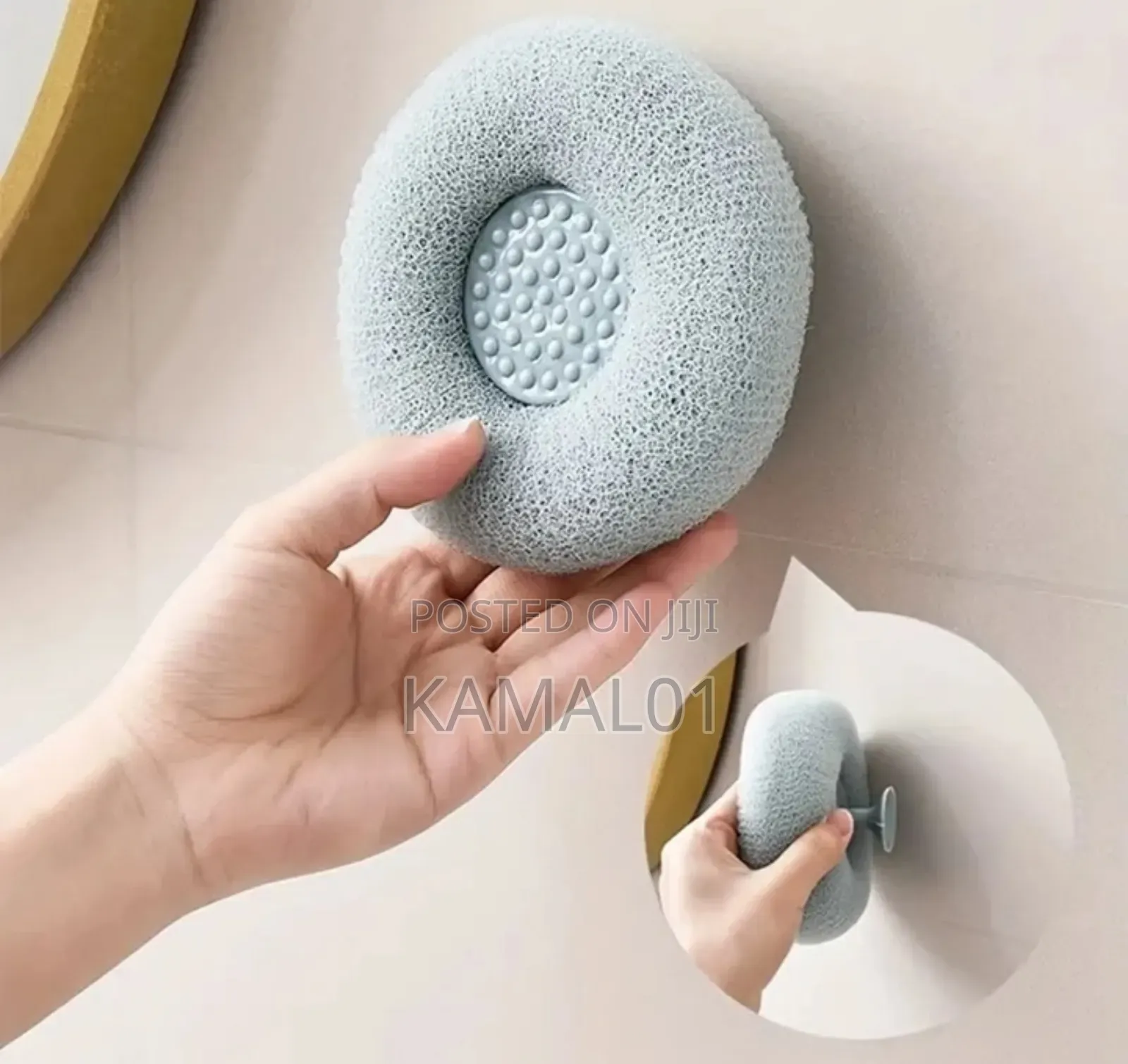 1pc Bath Ball With Suction Cup and Massage