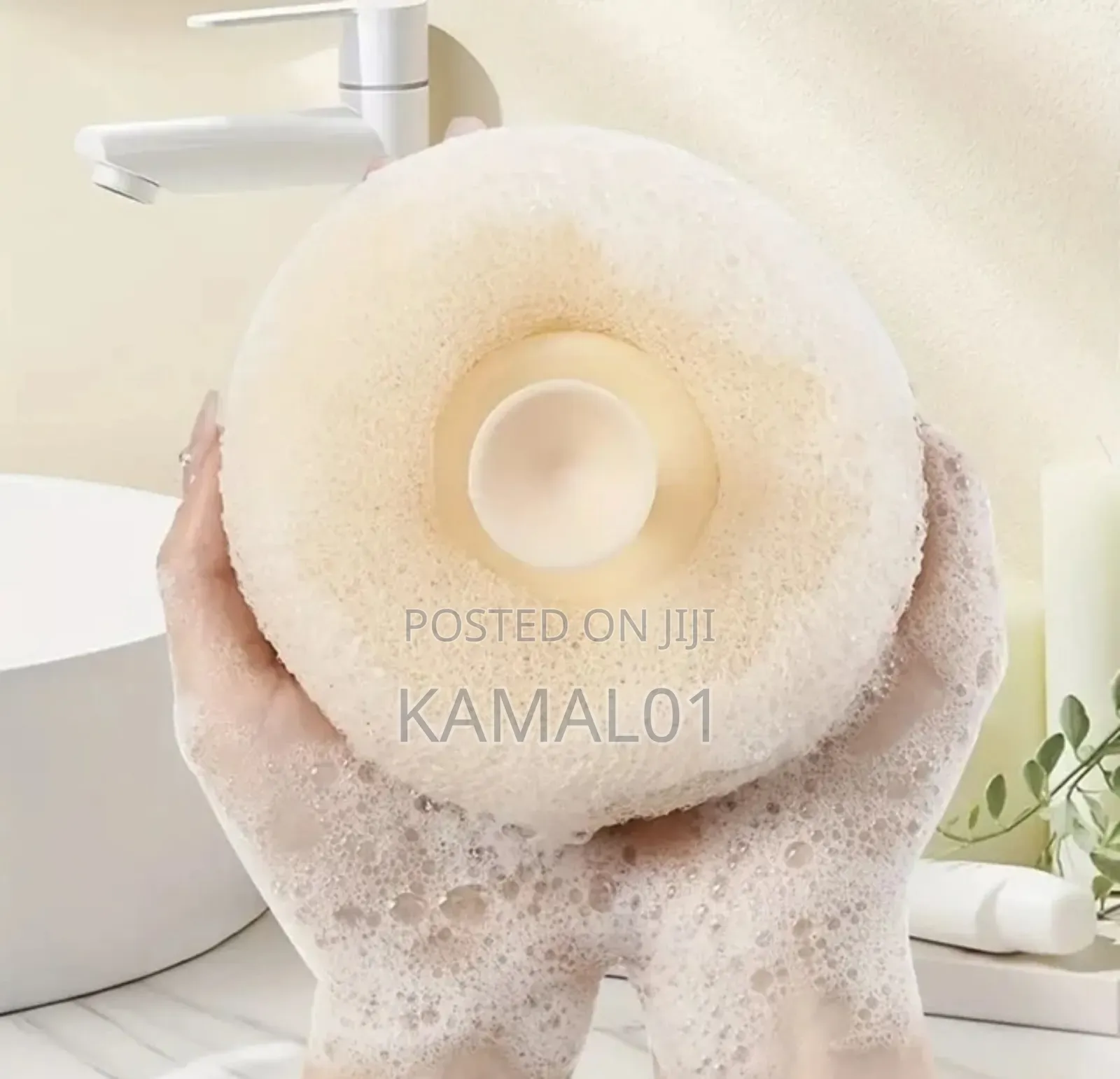 1pc Bath Ball With Suction Cup and Massage