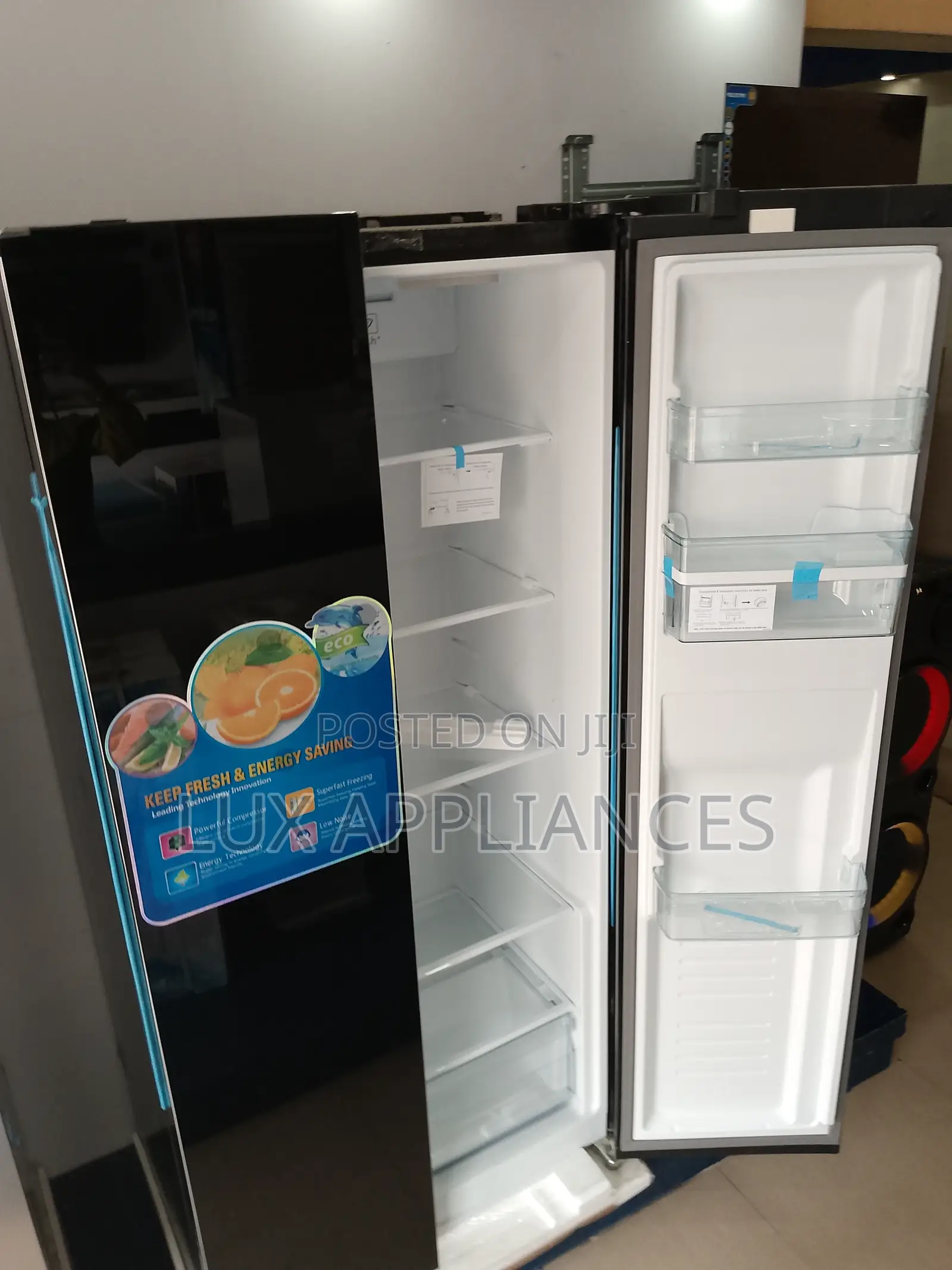 High Standard Polystar Side by Side 436 Litres Refrigerator