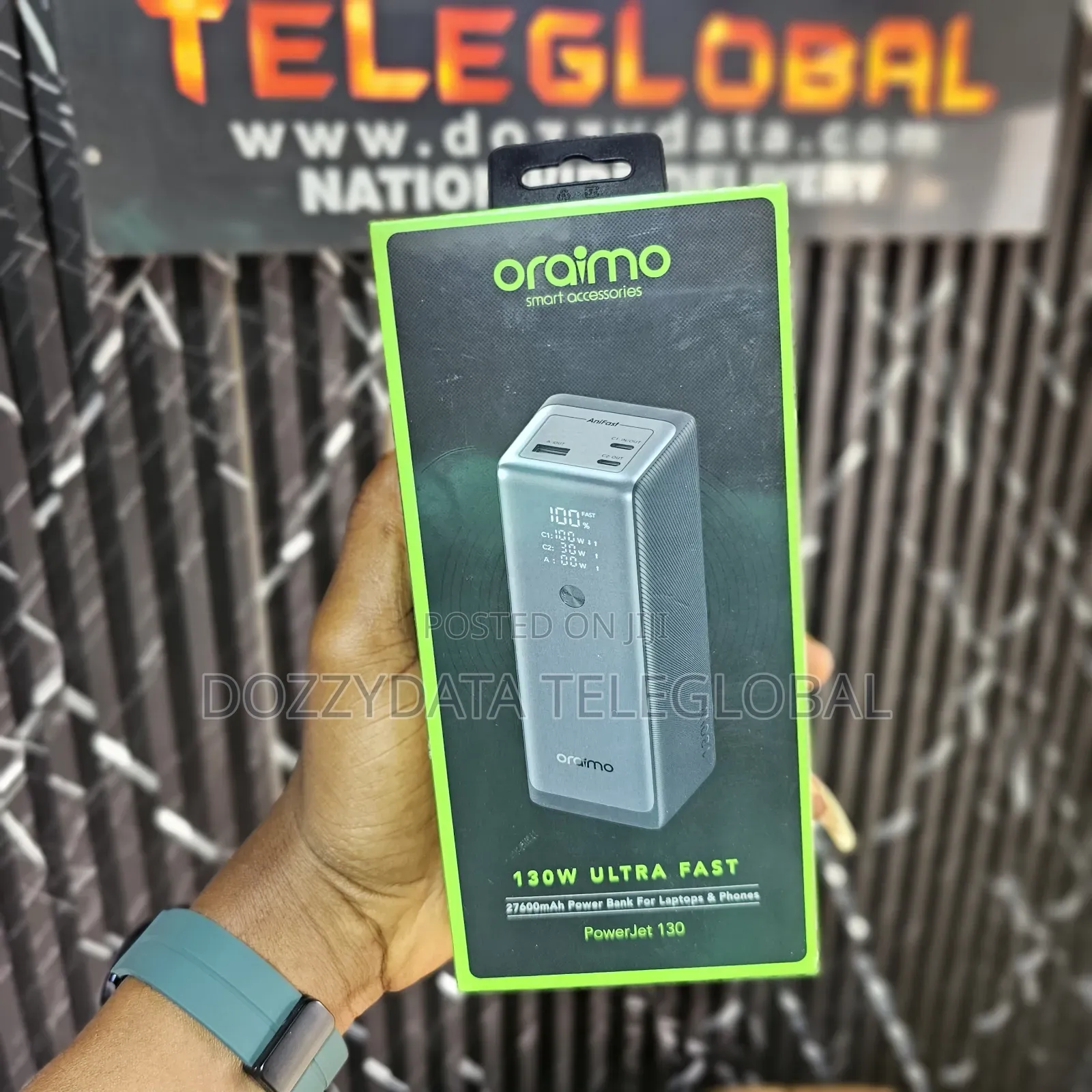 Oraimo Powerjet 130w 27600mah 130W Fast Laptop OPB-727SQ