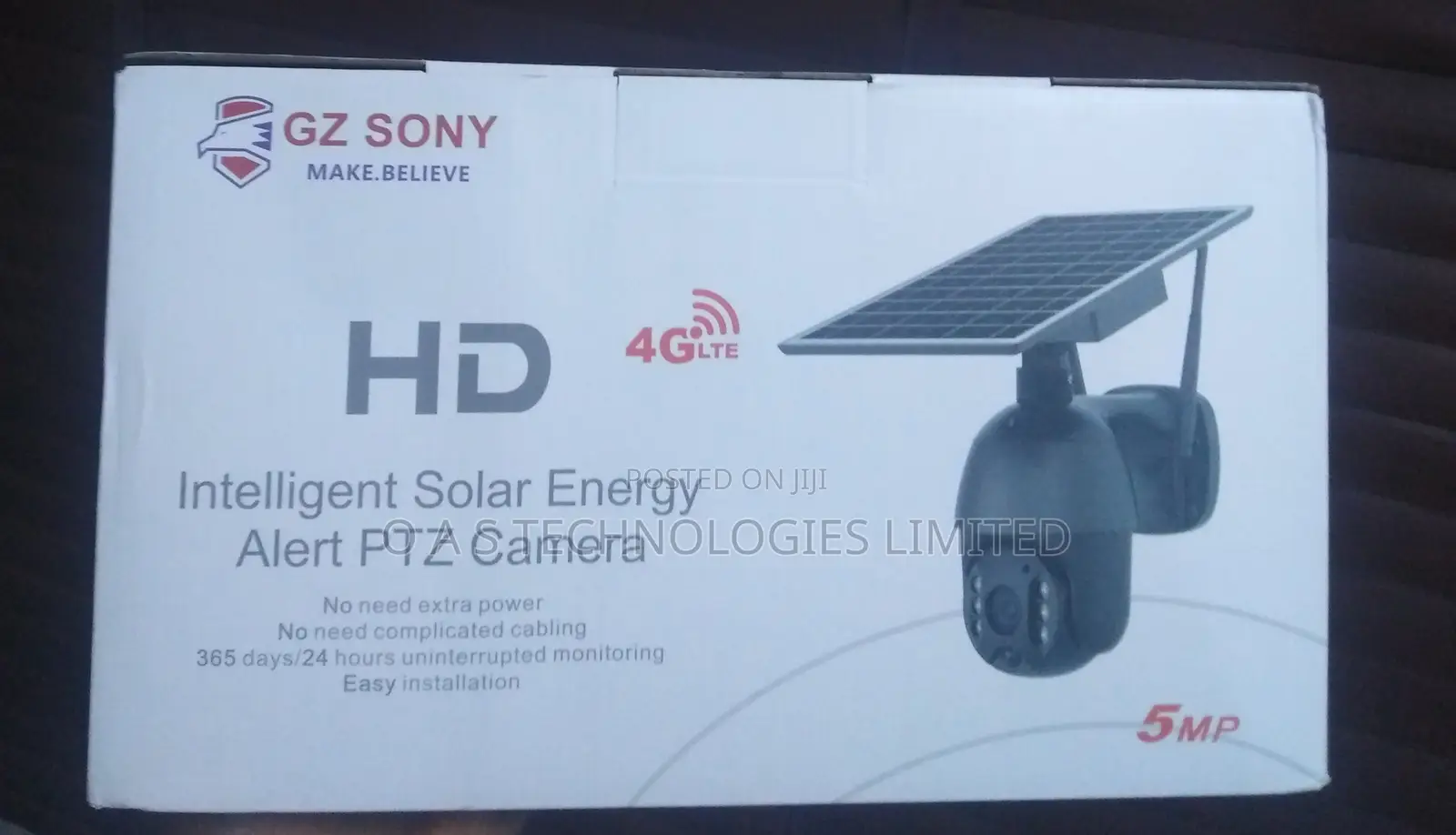 Hd Intelligent Solar Energy Alert PTZ Camera