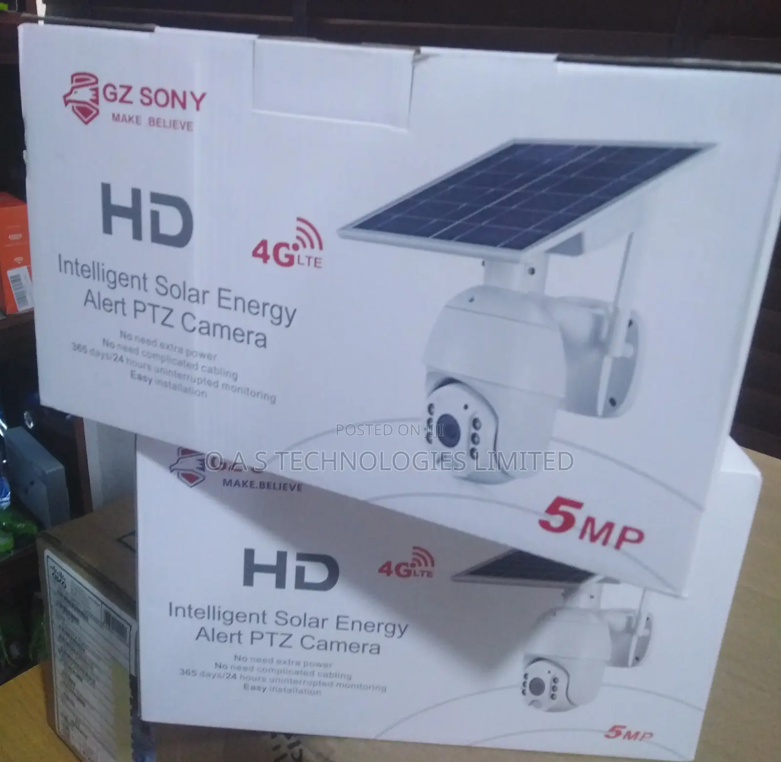 Hd Intelligent Solar Energy Alert PTZ Camera