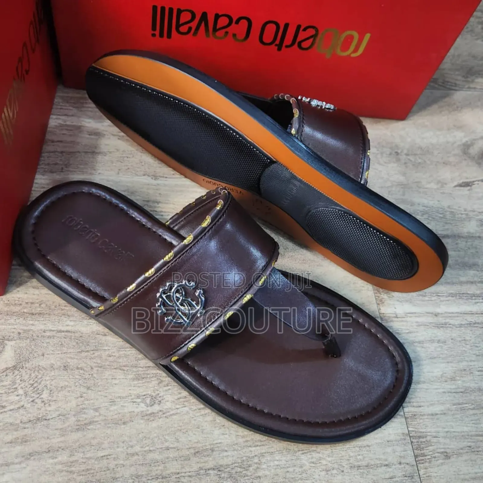 Original Italian Roberto Cavalli Slippers Available in Store