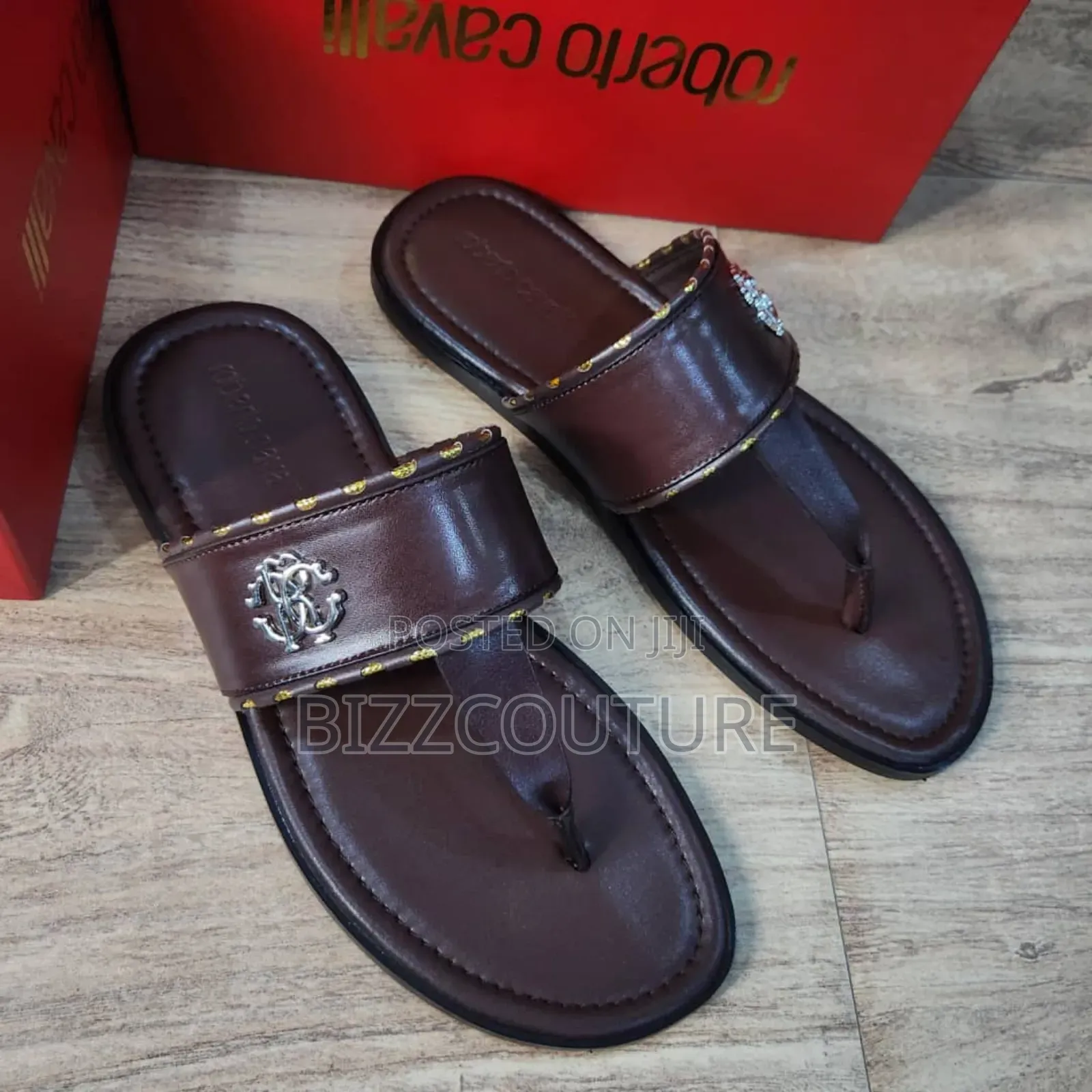 Original Italian Roberto Cavalli Slippers Available in Store