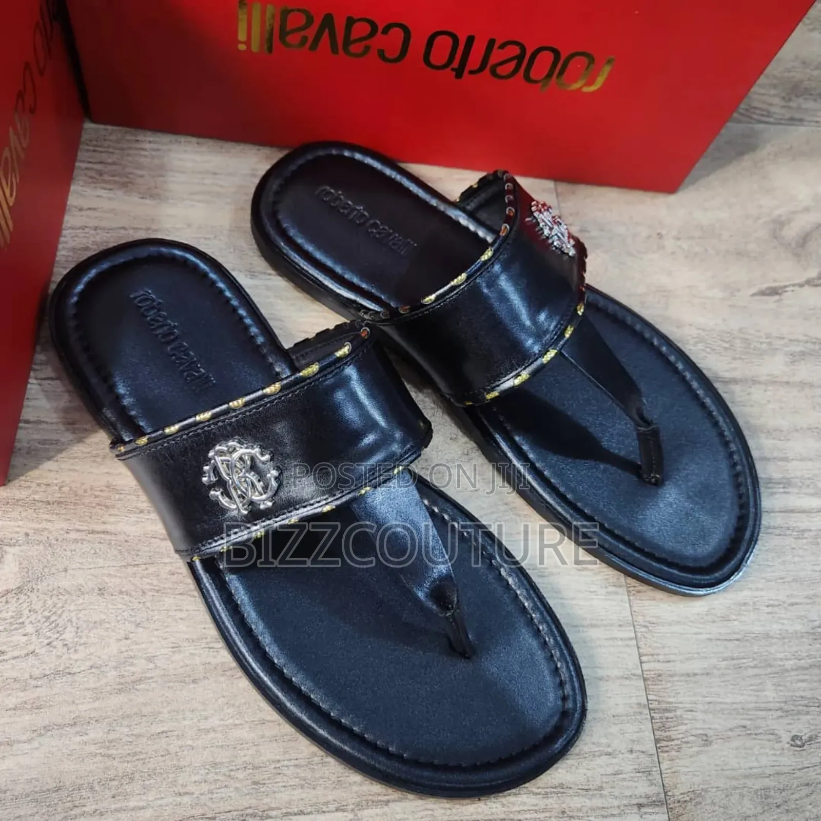 Original Roberto Cavalli Italian Slippers Available in Store