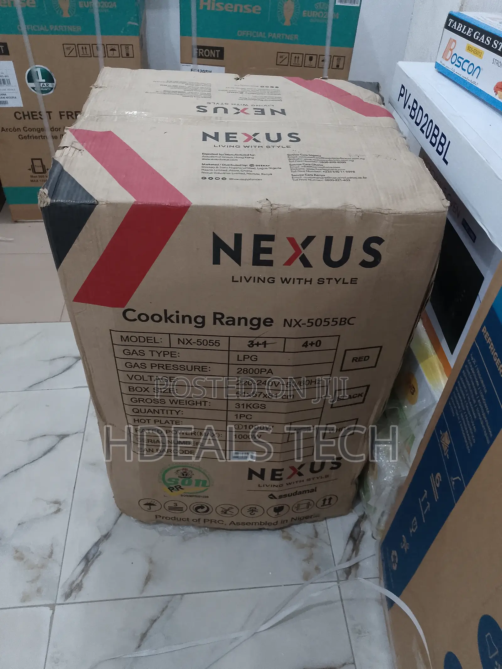 Standard Nx-5055(3+1) Gas Cooker - Nexus Cooker