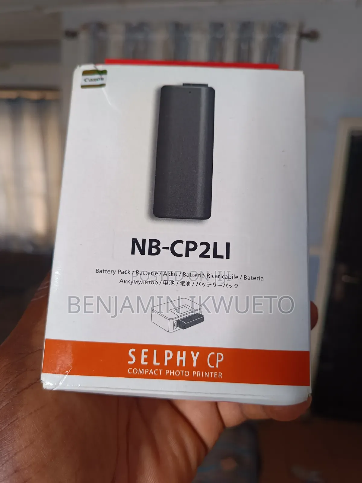 Battery for Canon Selphy Pictures Printers (NB-CP2LI)