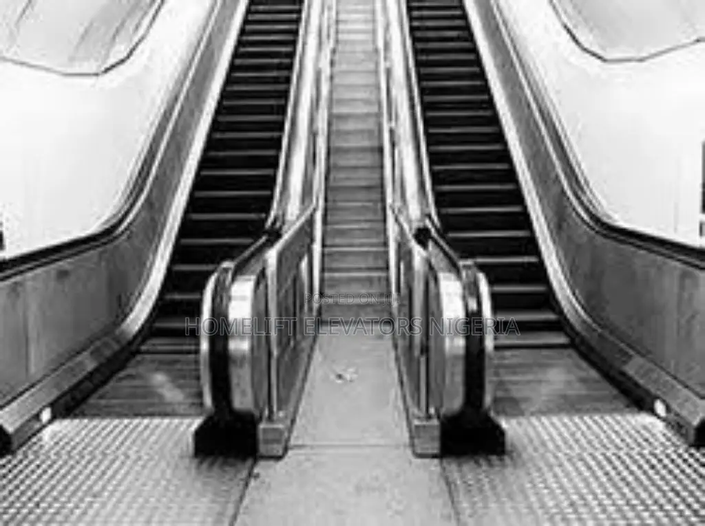 Metro Moving Up Staircase Escalator Lift