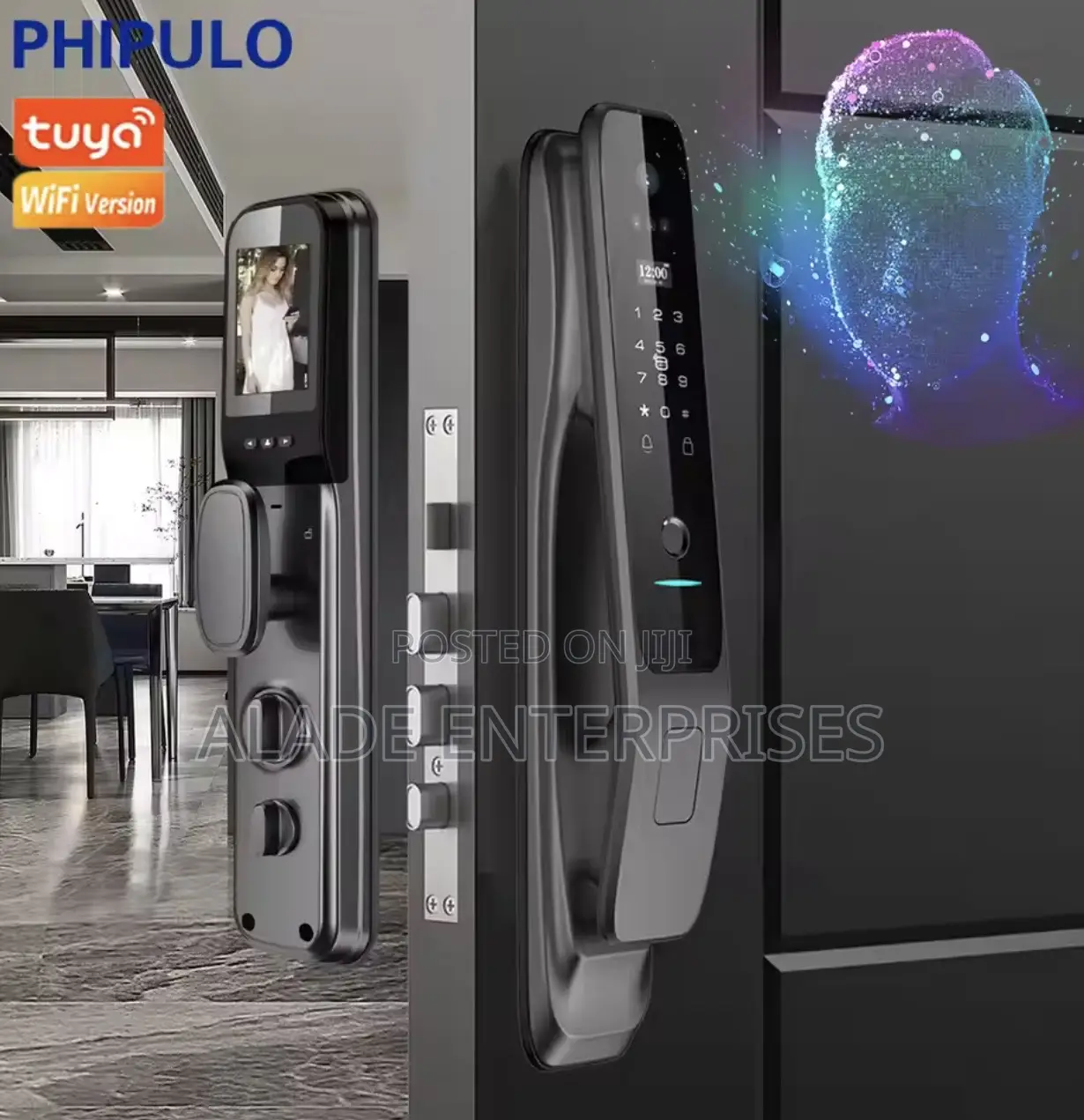Smart Door Lock Security Camera Monitor
