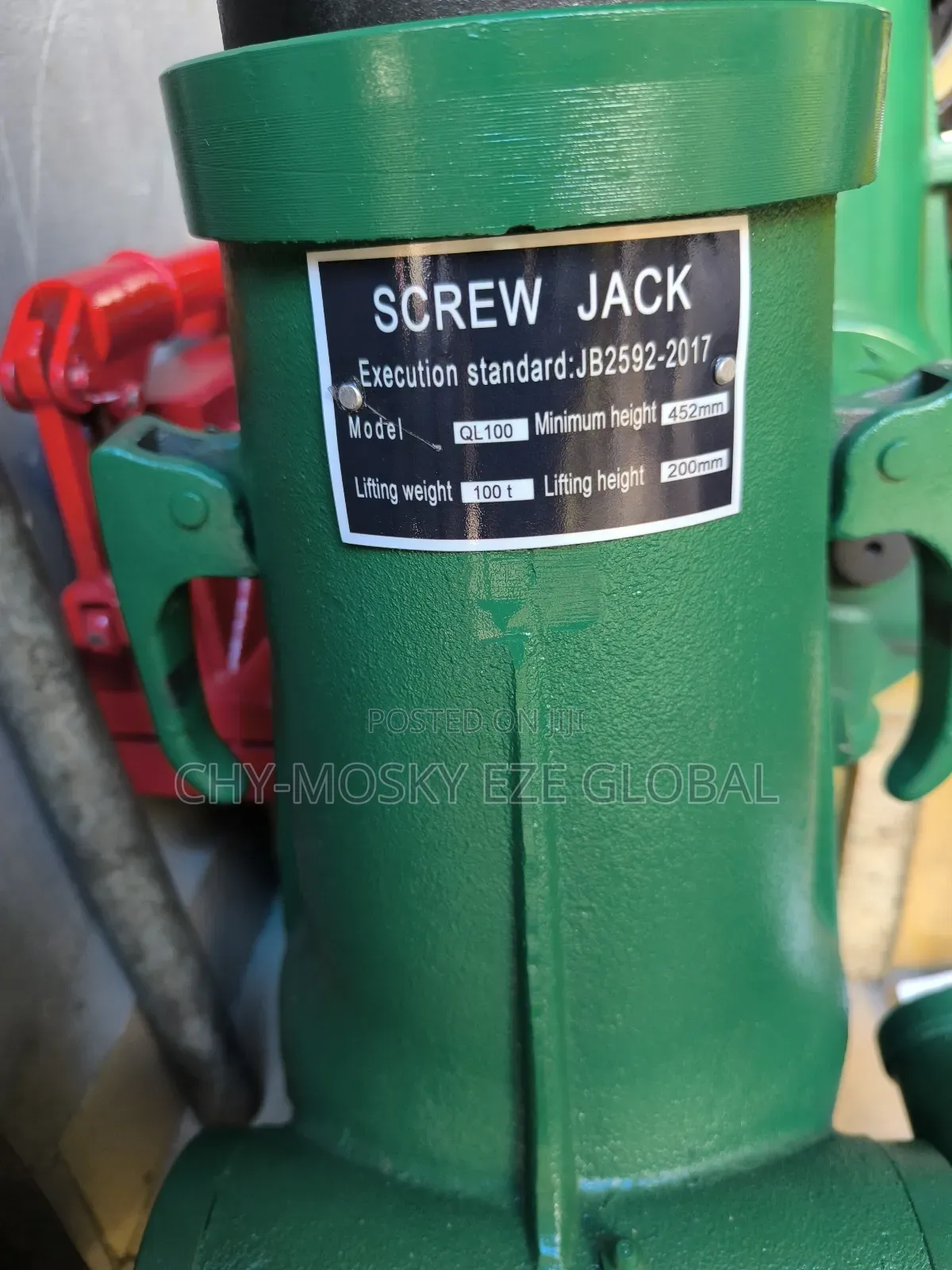 Hydraulic Screw Jack (100ton All Sizes Available)