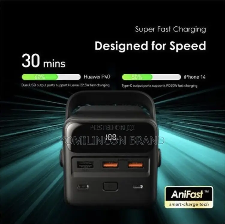 Oraimo 22.5W Powerful Super Fast 50000mahh Power Bank