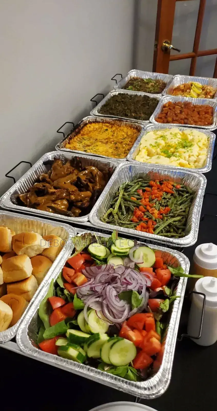 African and International Dishies for Corporate Event