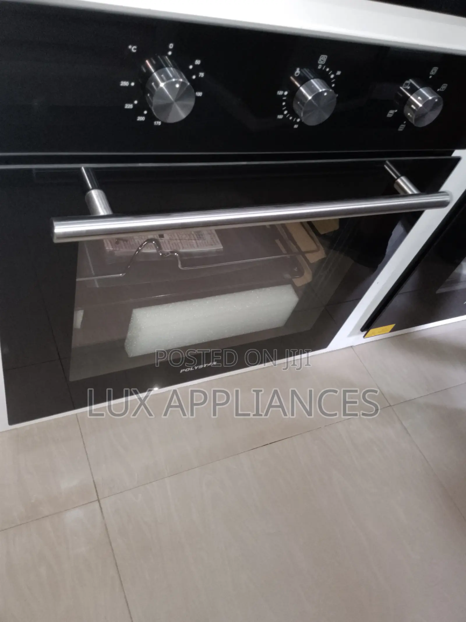 Electric Polystar Black Oven 63 Litres