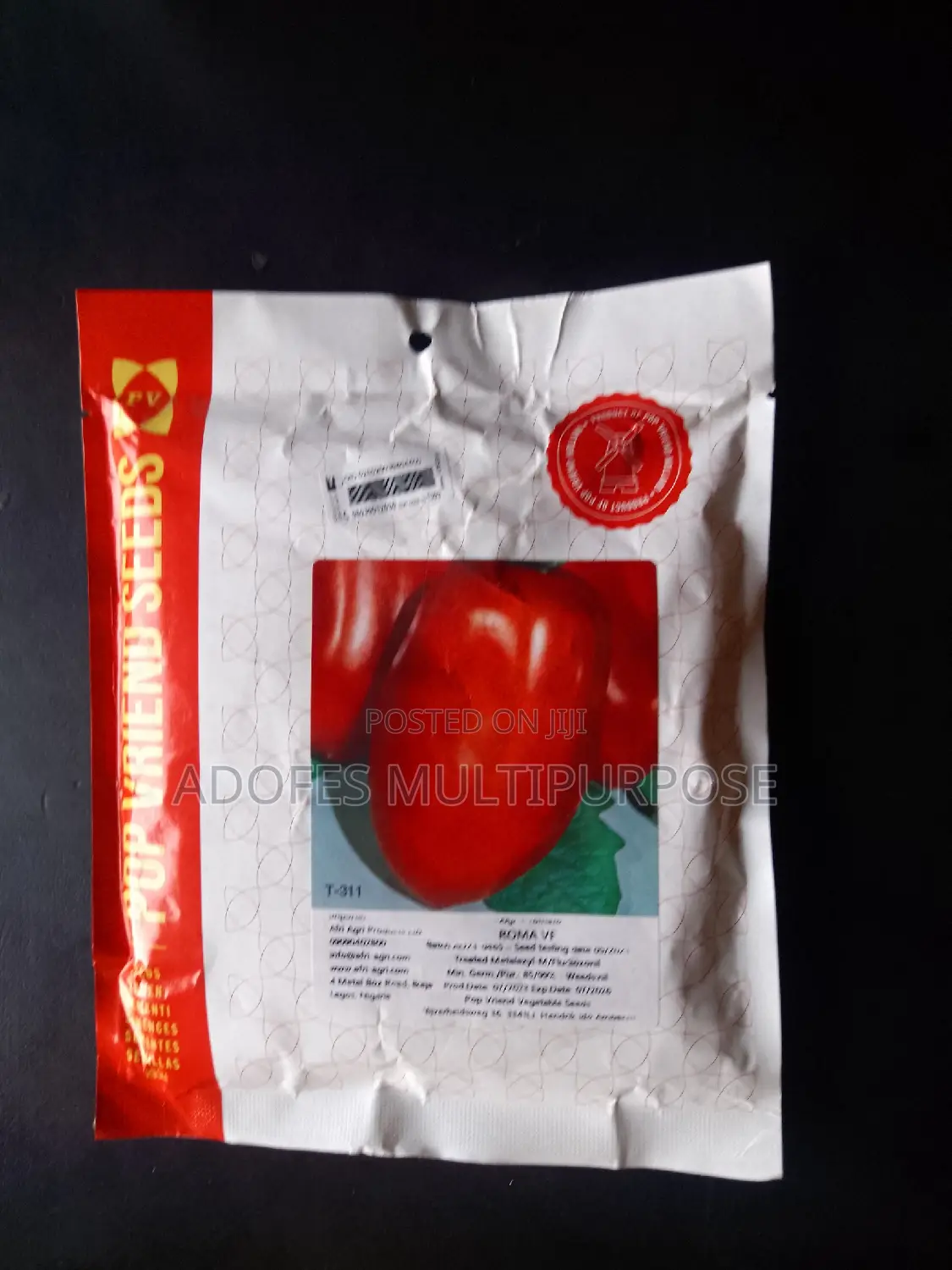 Tomatoes Seeds Roma Vf 100g Sachet