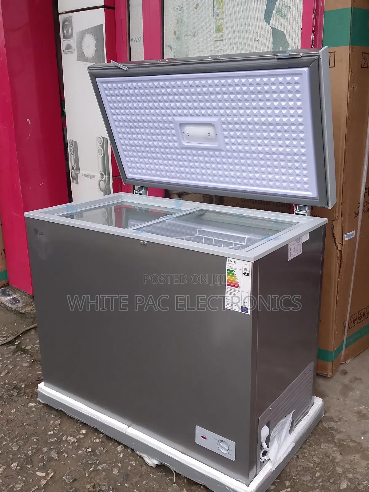 Original >LG Chest Freezer 350_litre Ice Block Extra Cooling