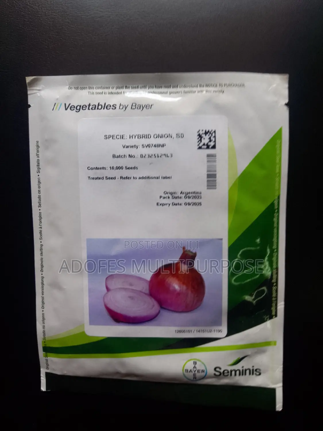 Onion Seeds F1 10,000 Seeds