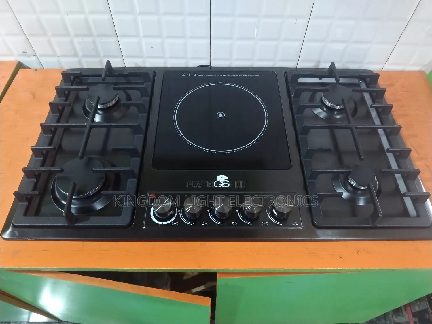 GS Inbuilt 60x90cm Gas Cooker Stainless Steel.