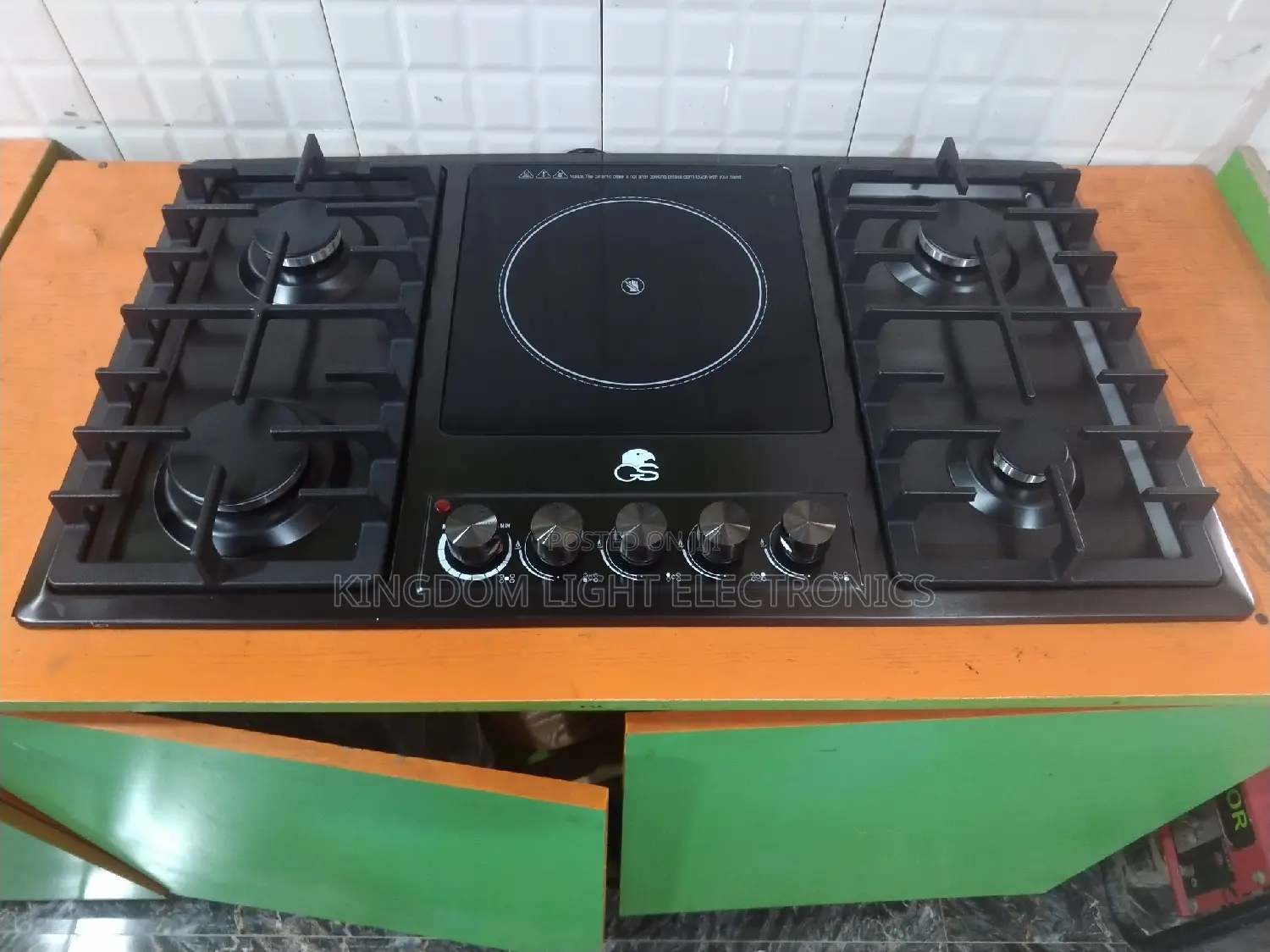 GS Inbuilt 60x90cm Gas Cooker Stainless Steel.