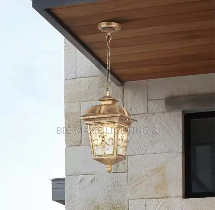 Outdoor Pendant Light Lobby Lamp Garden Ceiling Lights