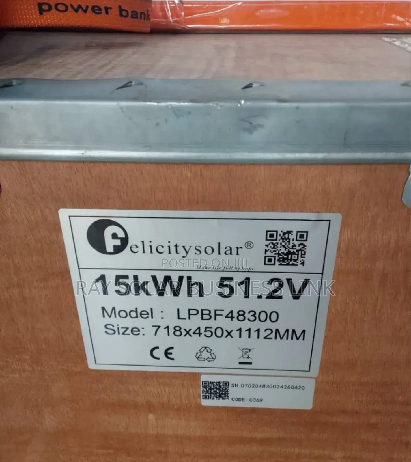 Felicity Lithium Ion Battery 15kwh 51.2v Complete