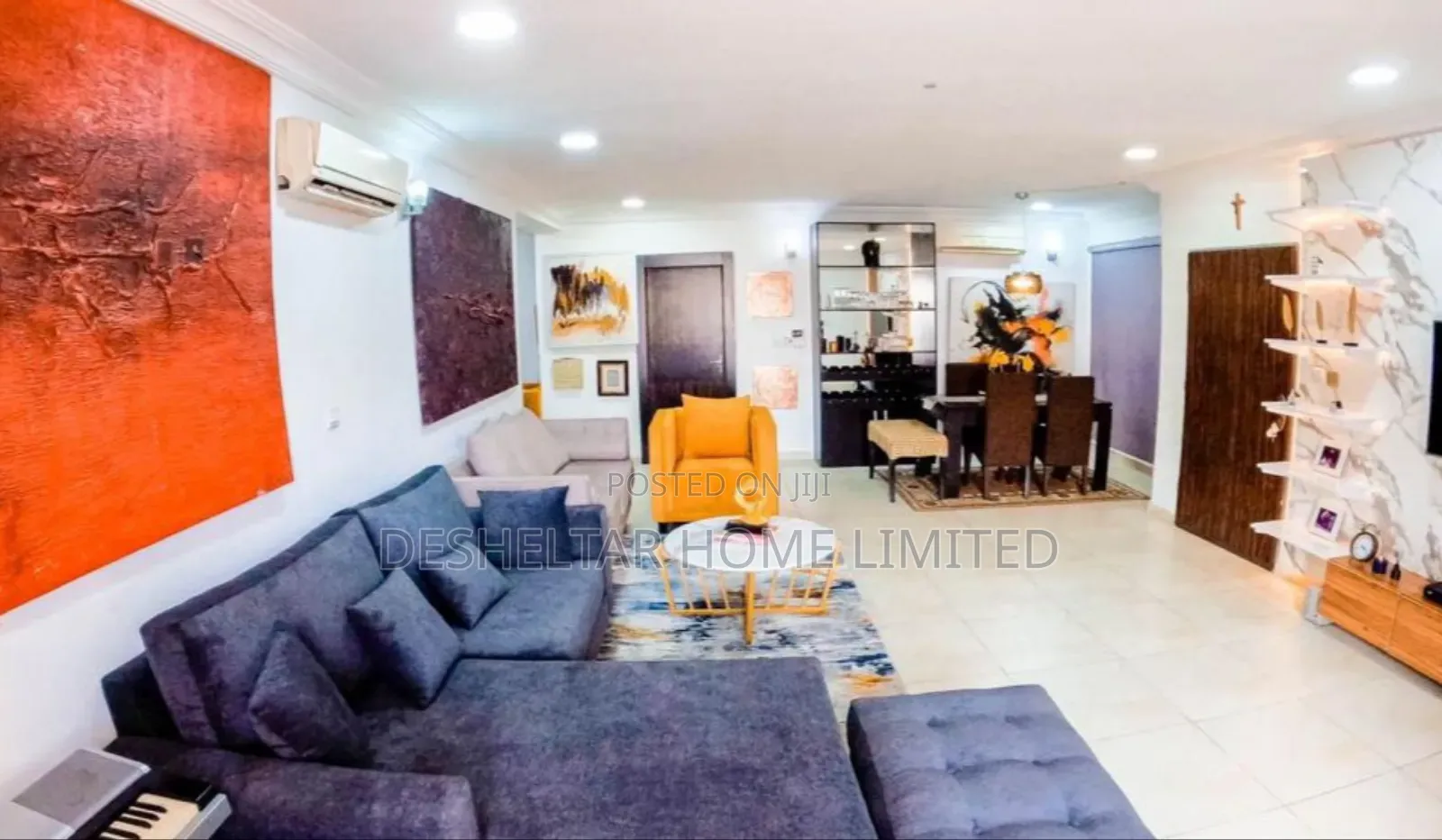 Furnished 3bdrm Apartment in Vi Homes, Oniru, Victoria Island for rent