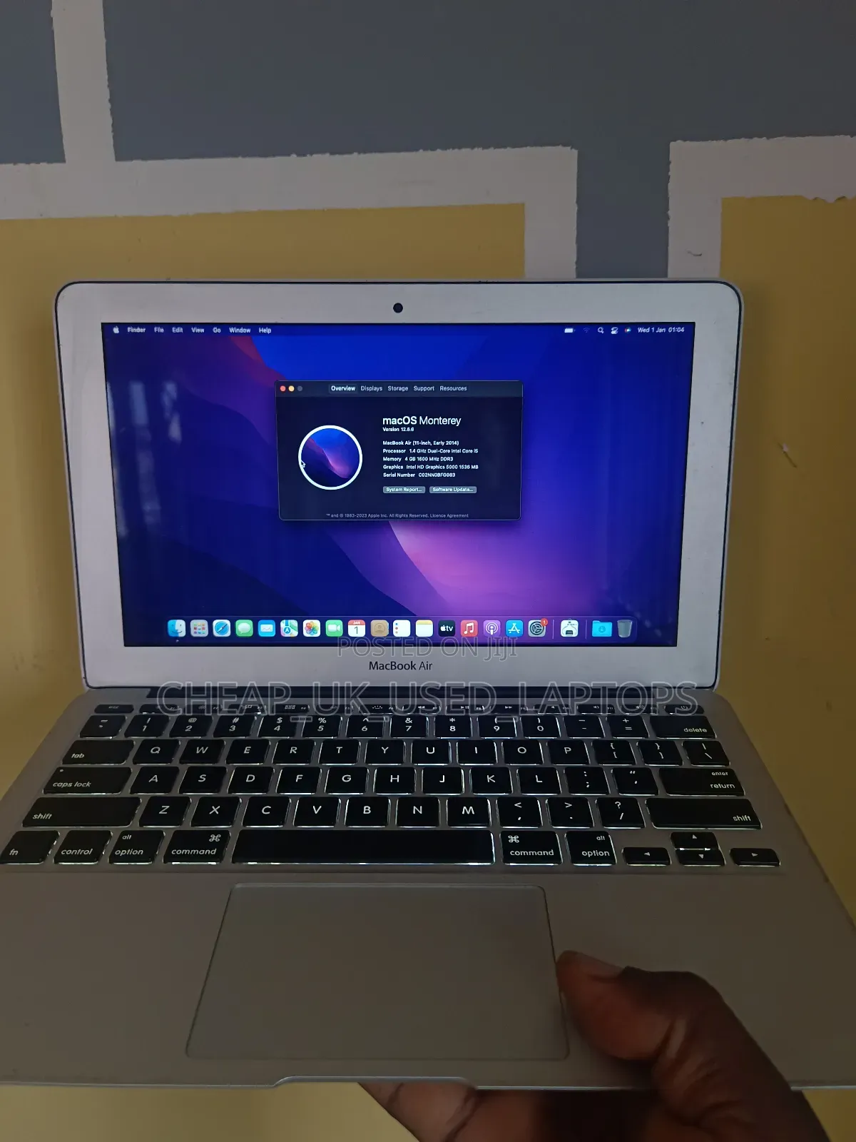 Laptop Apple MacBook Air 2014 4GB Intel Core I5 SSD 128GB