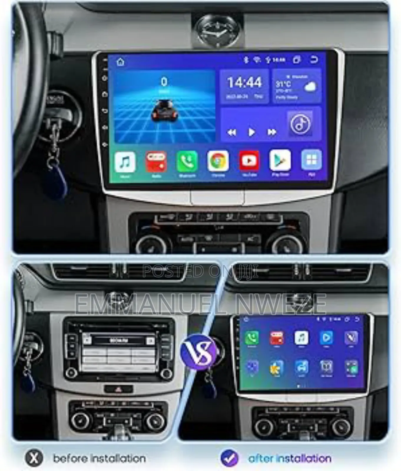 Volkswagen Passat CC Android Screen