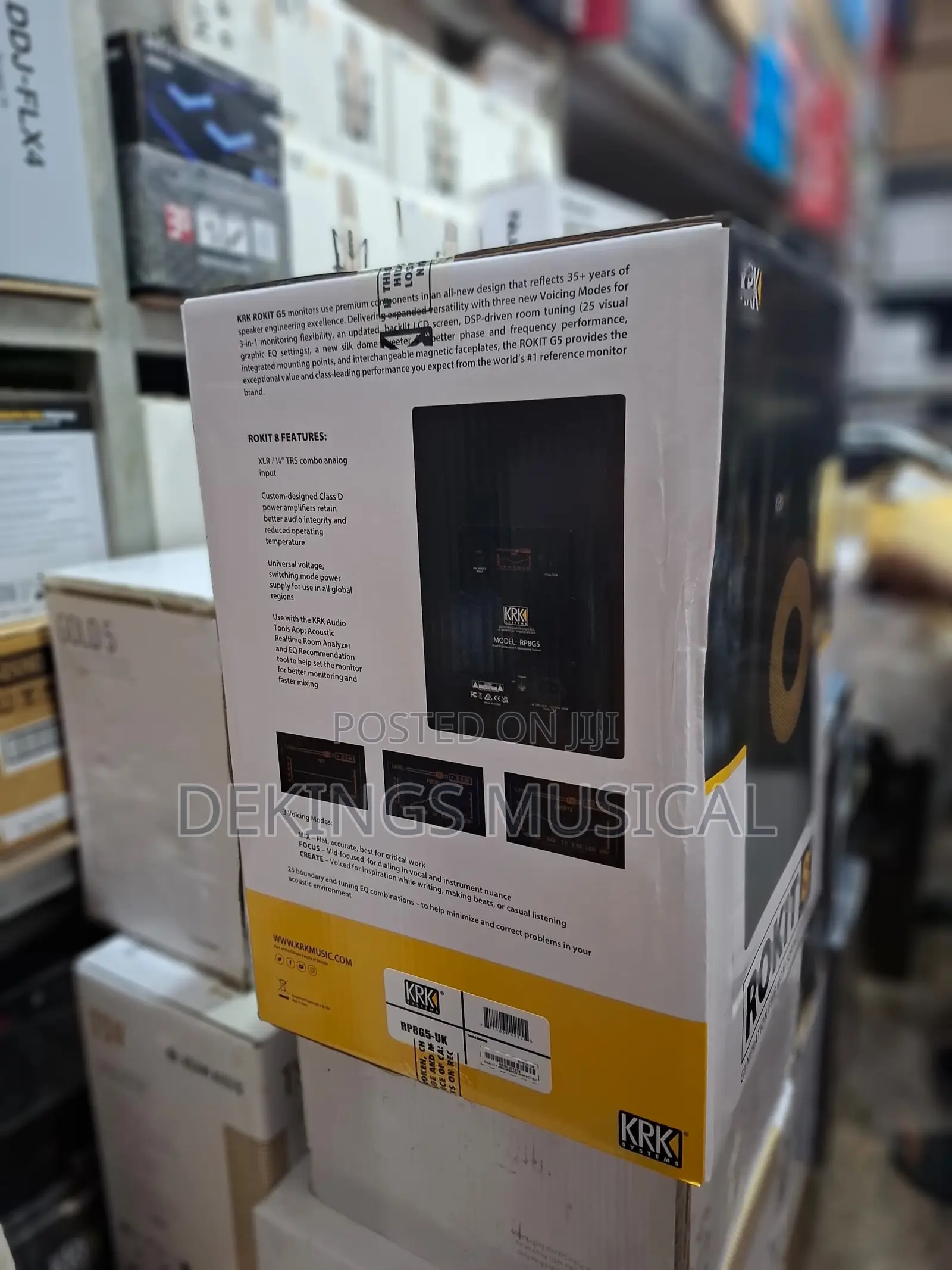 New Rokit 8 G5 Generation 5 Powered Studio Monitor