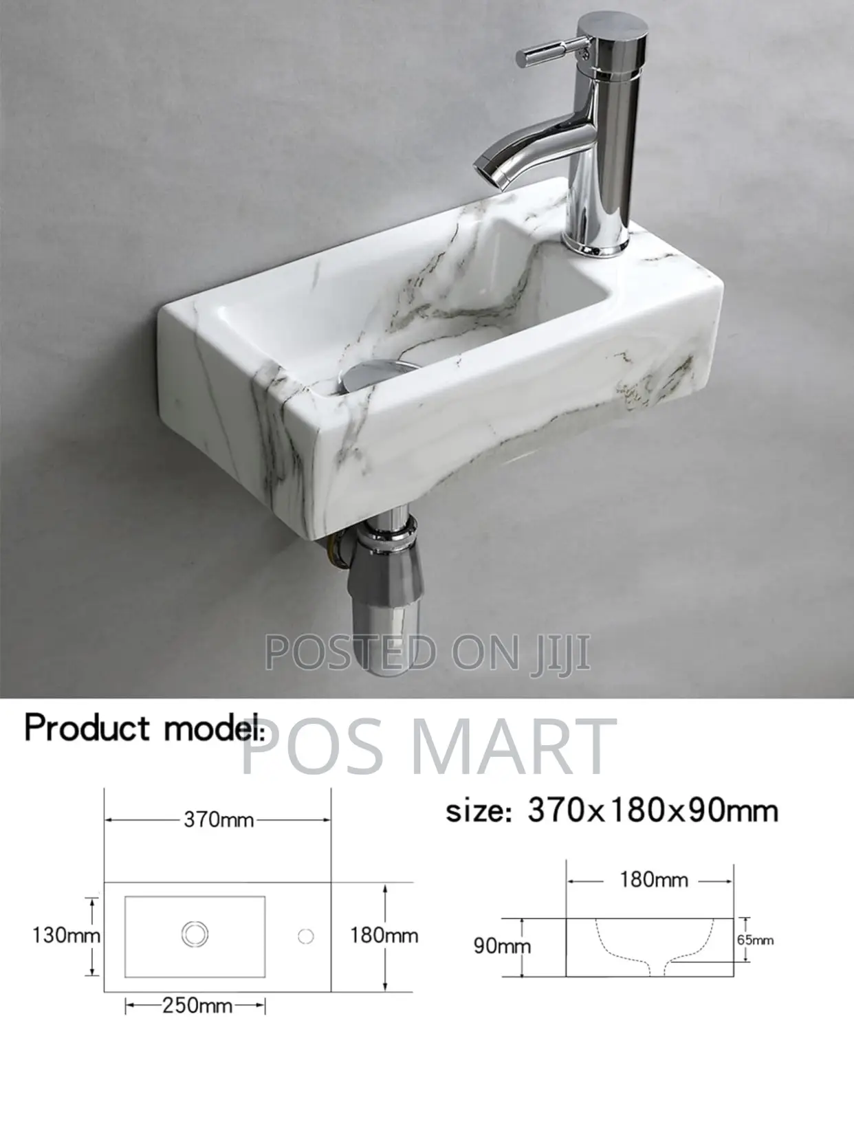 Xifiry - Wall Mount Bathroom Sink