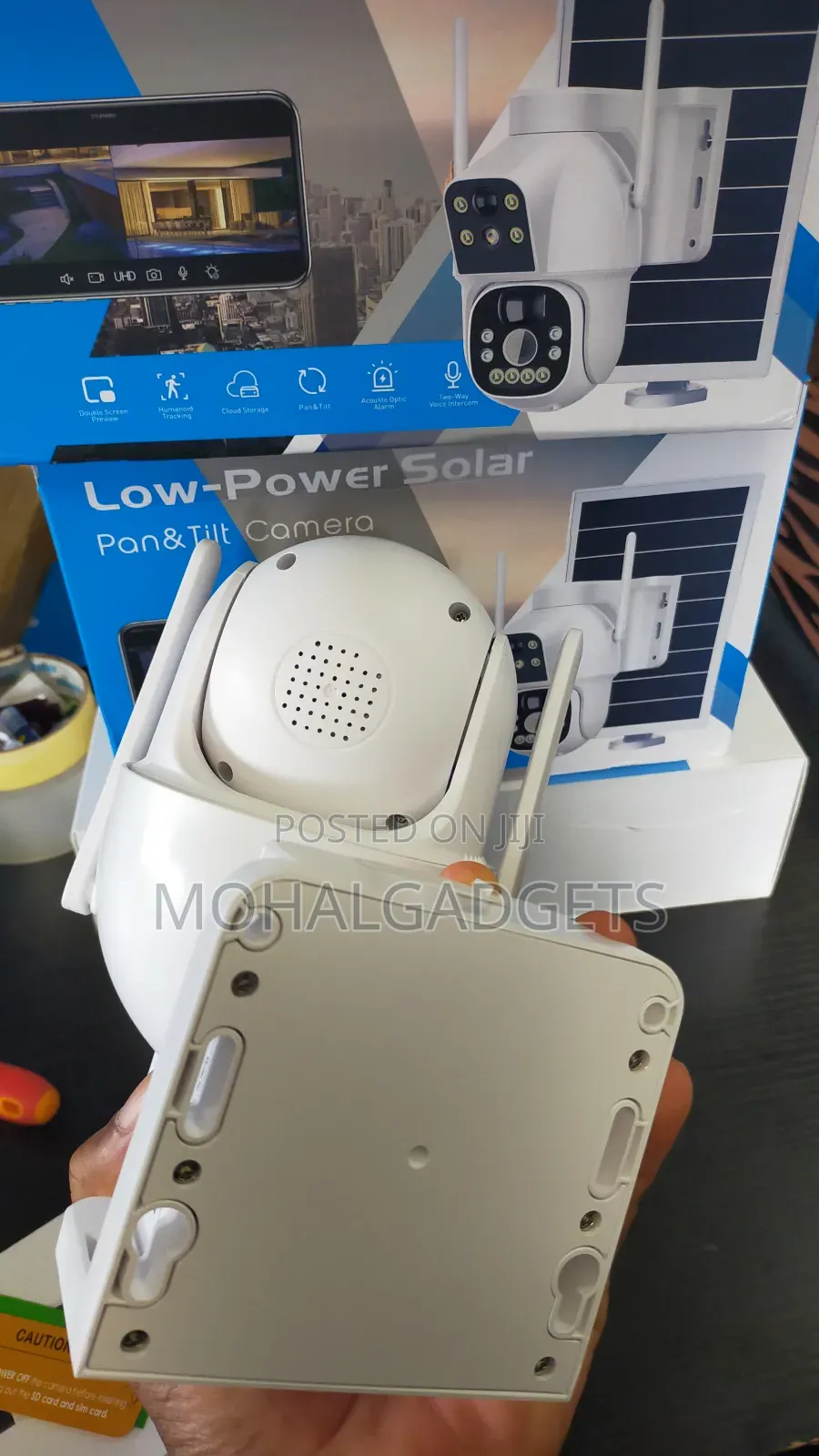 4g Dual Lens Solar PTZ Camera( Day Night Vision)