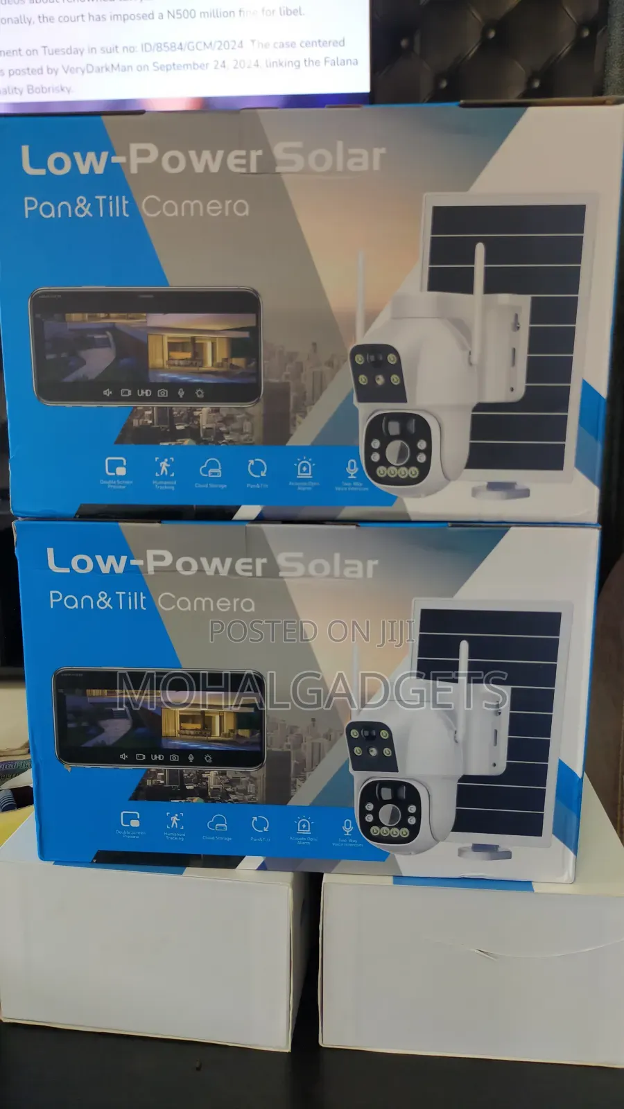 4g Dual Lens Solar PTZ Camera( Day Night Vision)