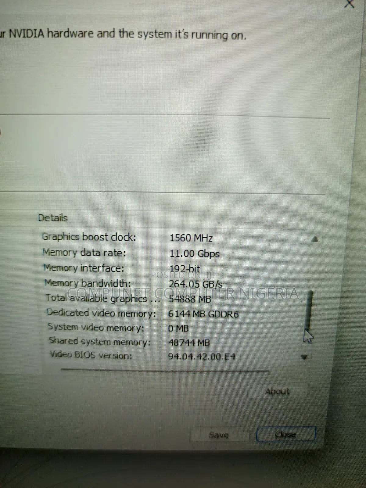 Laptop Dell Precision 7760 96GB Intel Core I9 SSD 1T