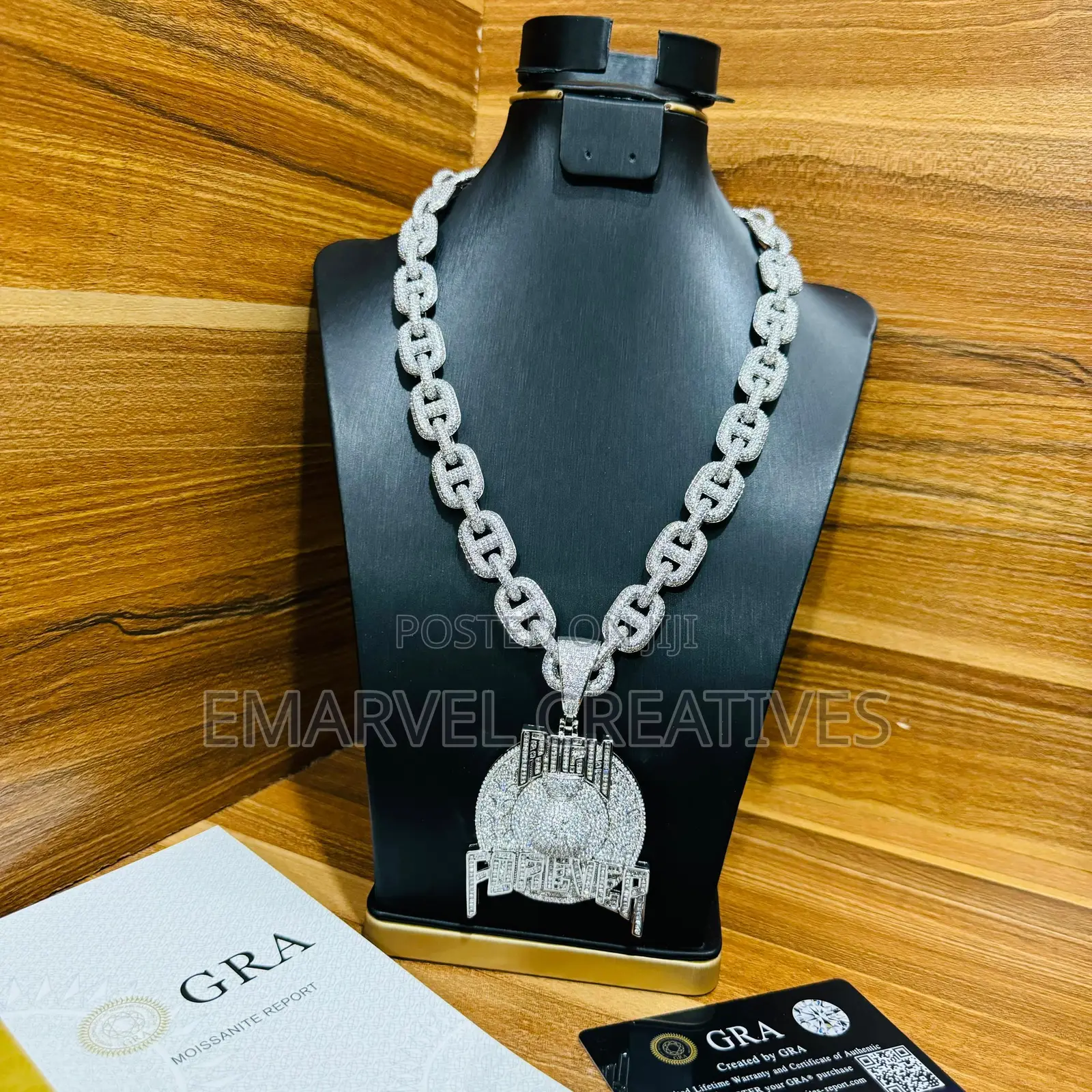 New Luxury Hip Hop Jesus Head Pendant Necklace Iced