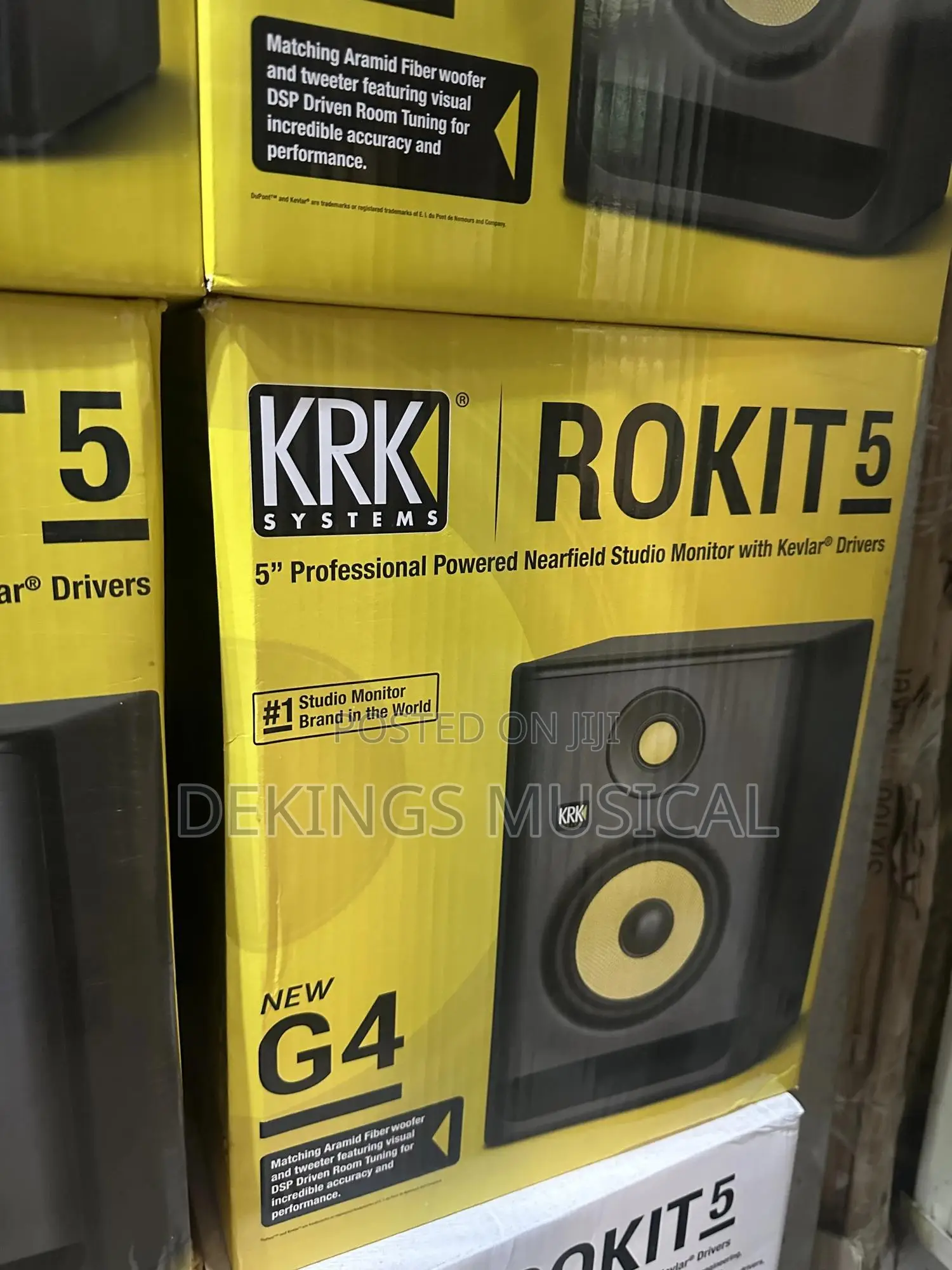 KRK Rokit 5 Generation 4 Powered Studio Monitor Black(Pair)