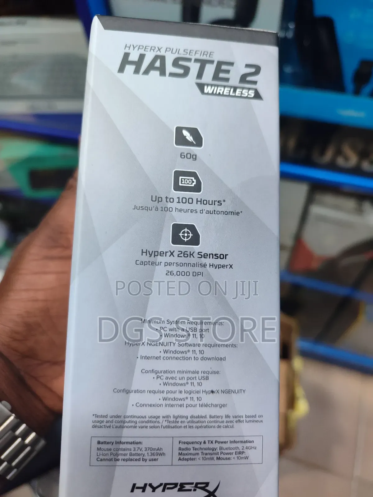 Hyper Haste 2 Wireless Mouse for PC, PS5, PS4, Xbox Series
