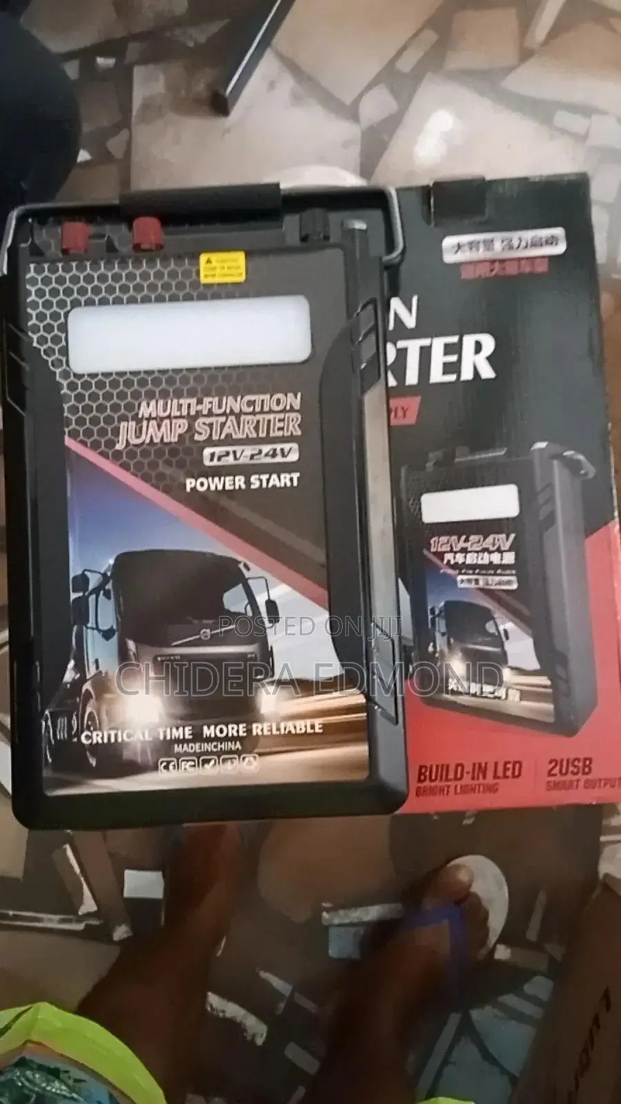 Car Battery Jumpstarter for Both Cars and Trucks