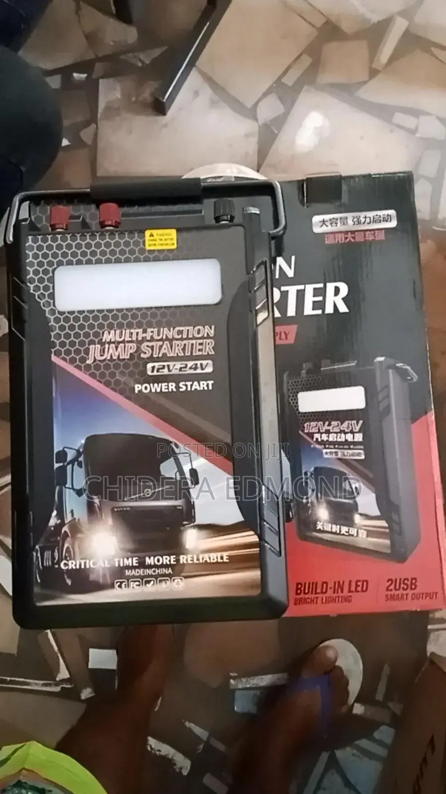 Car Battery Jumpstarter for Both Cars and Trucks